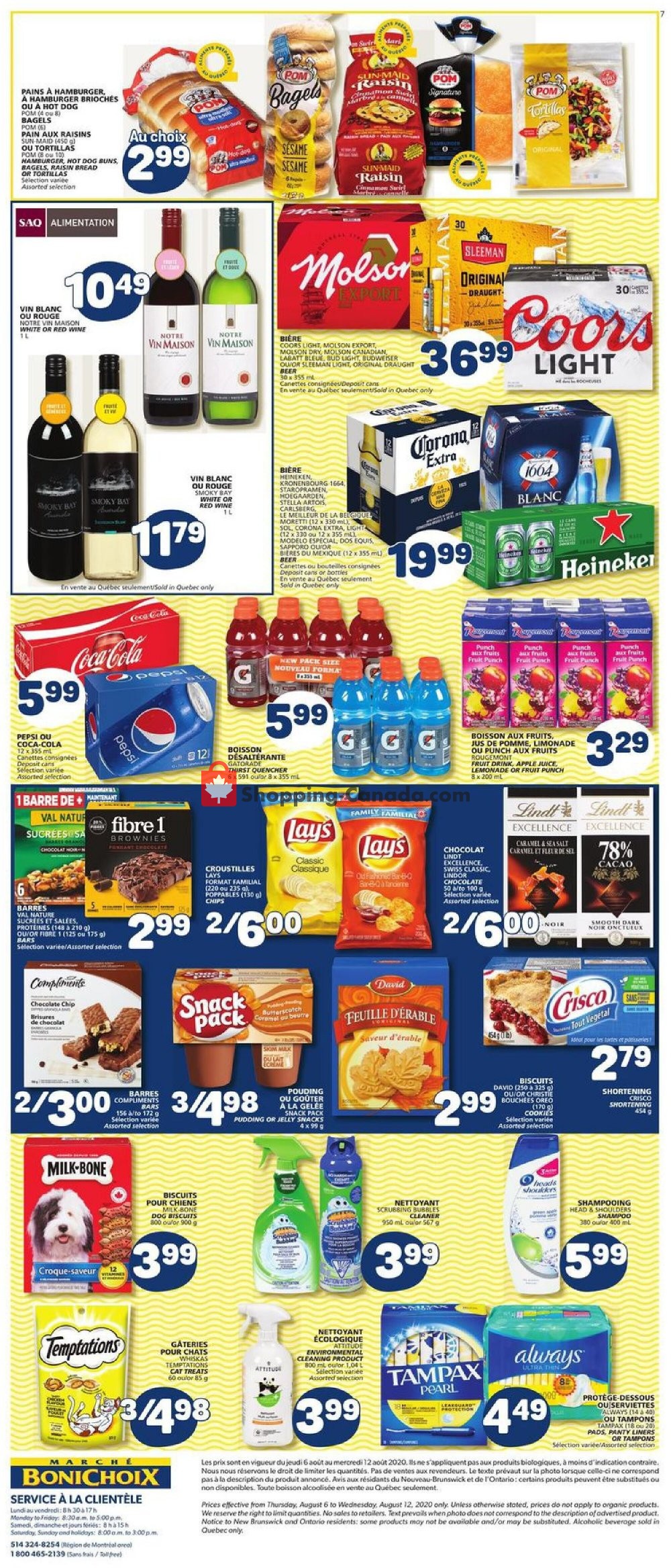 Marche Bonichoix flyer from Thursday August 6, 2020 to Wednesday August 12, 2020 - page 7