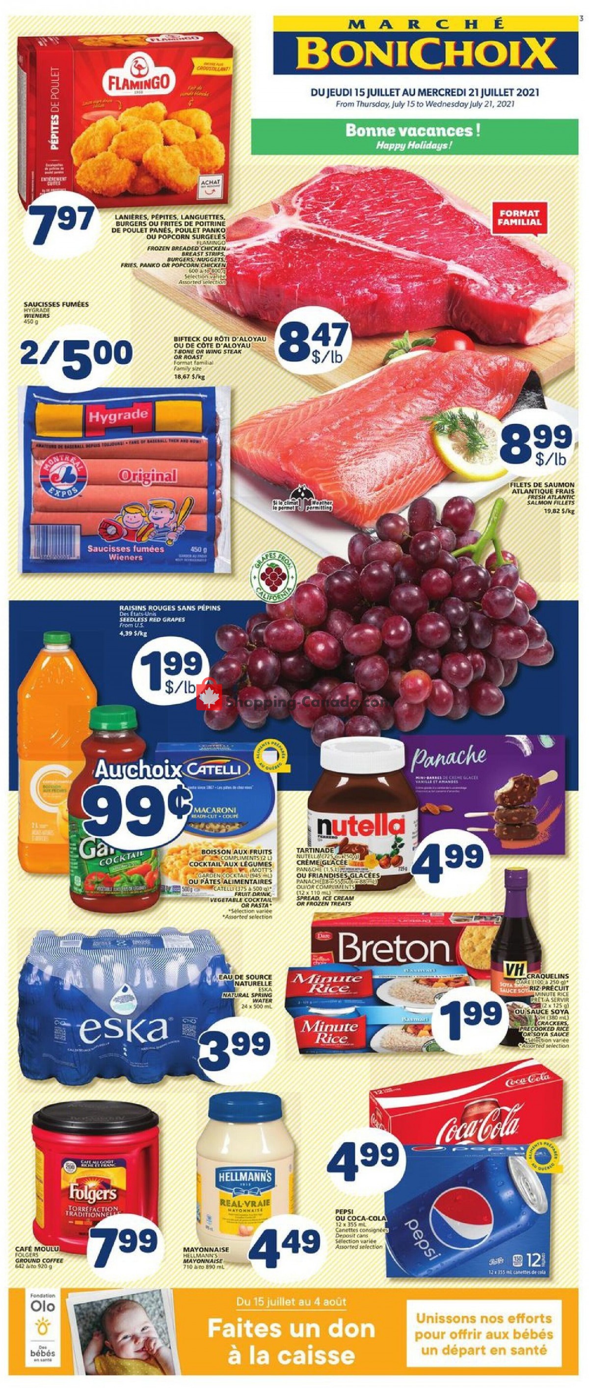 Marche Bonichoix flyer from Thursday July 15, 2021 to Wednesday July 21, 2021 - page 3