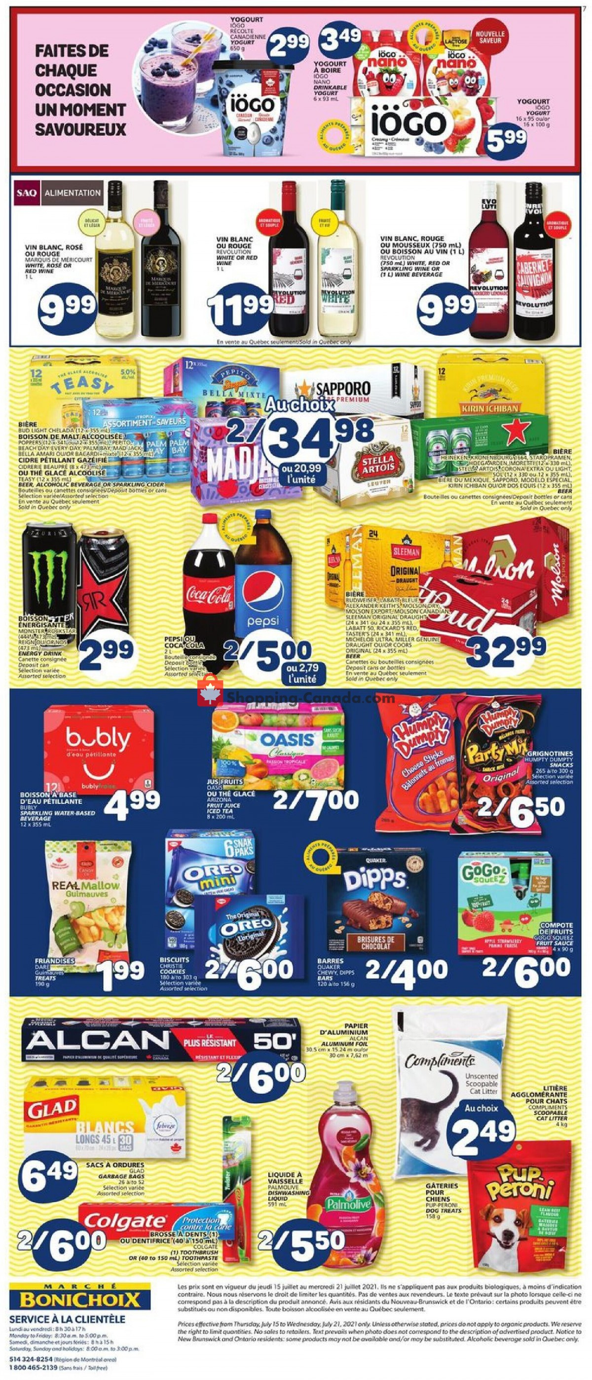Marche Bonichoix flyer from Thursday July 15, 2021 to Wednesday July 21, 2021 - page 7