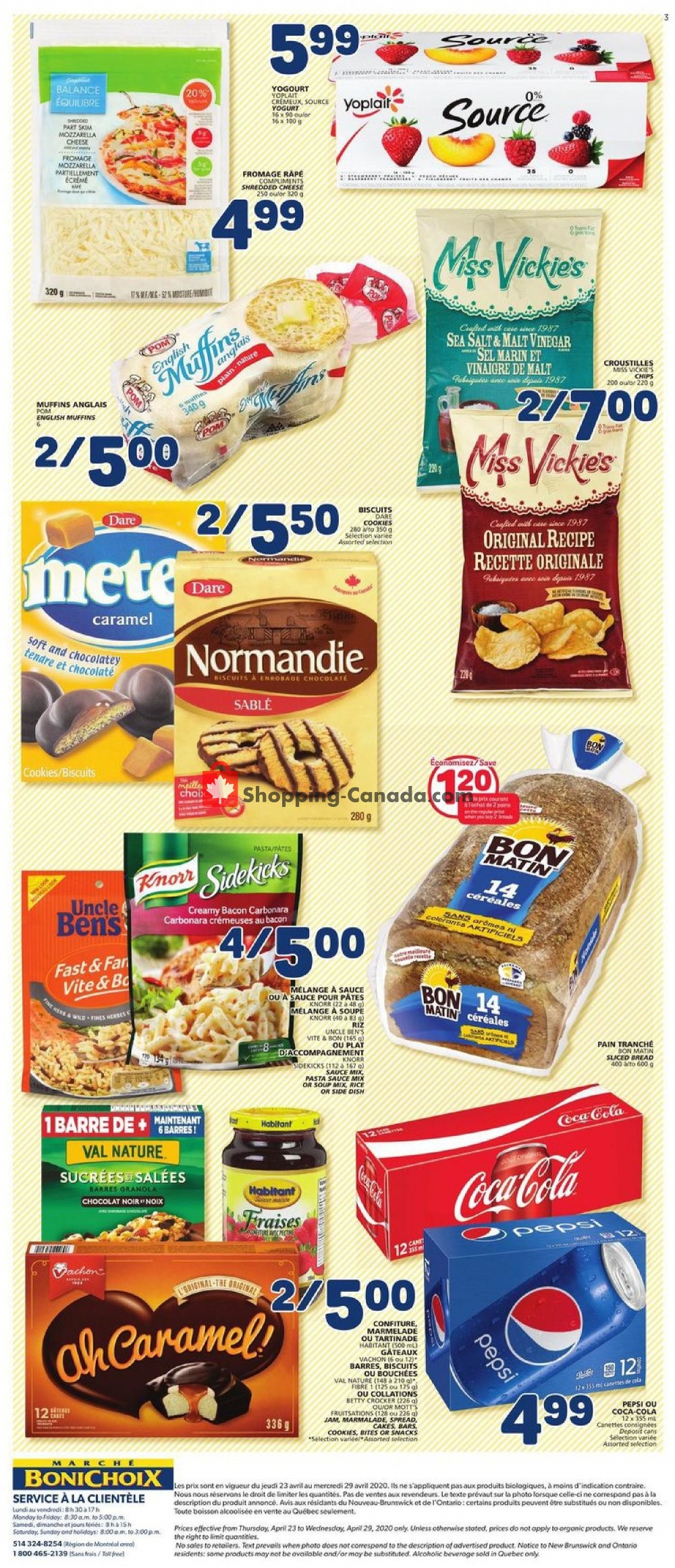 Marche Bonichoix flyer from Thursday April 23, 2020 to Wednesday April 29, 2020 - page 3