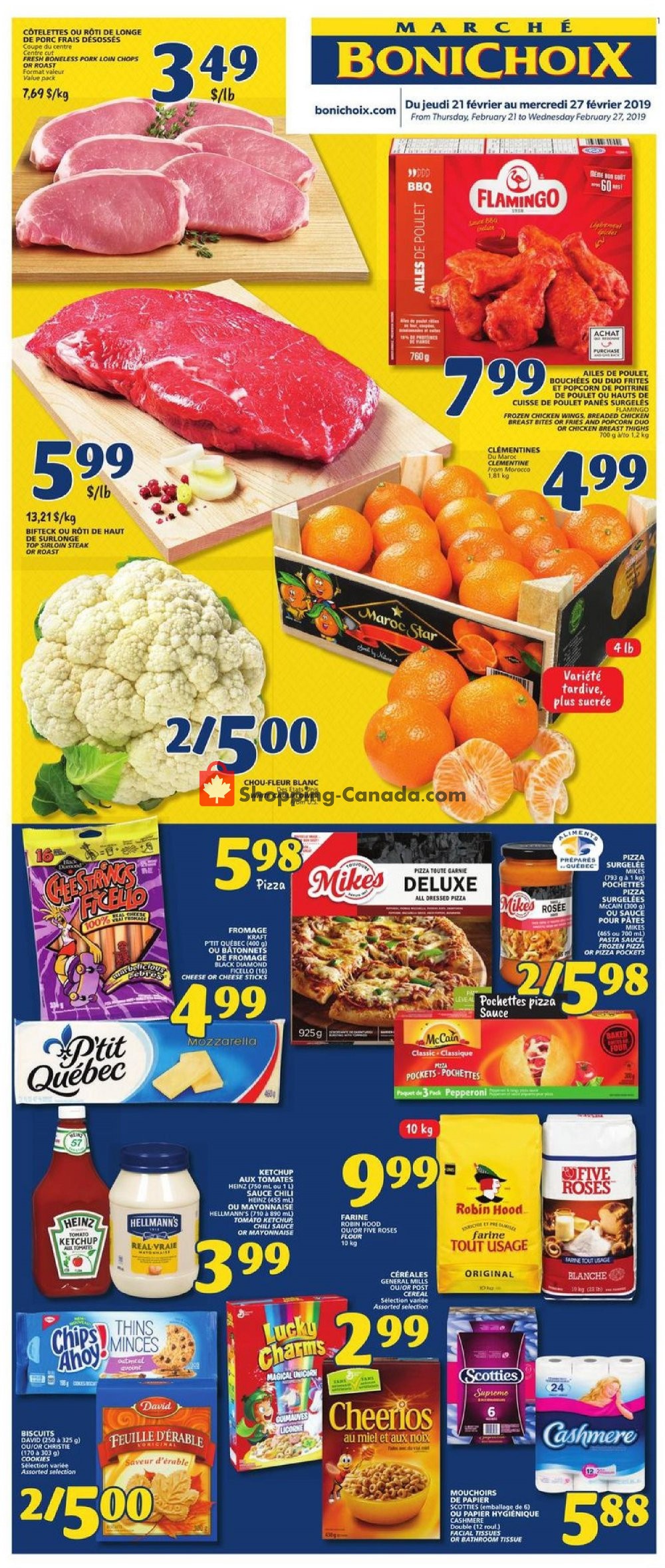 Marche Bonichoix flyer from Thursday February 21, 2019 to Wednesday February 27, 2019 - page 1