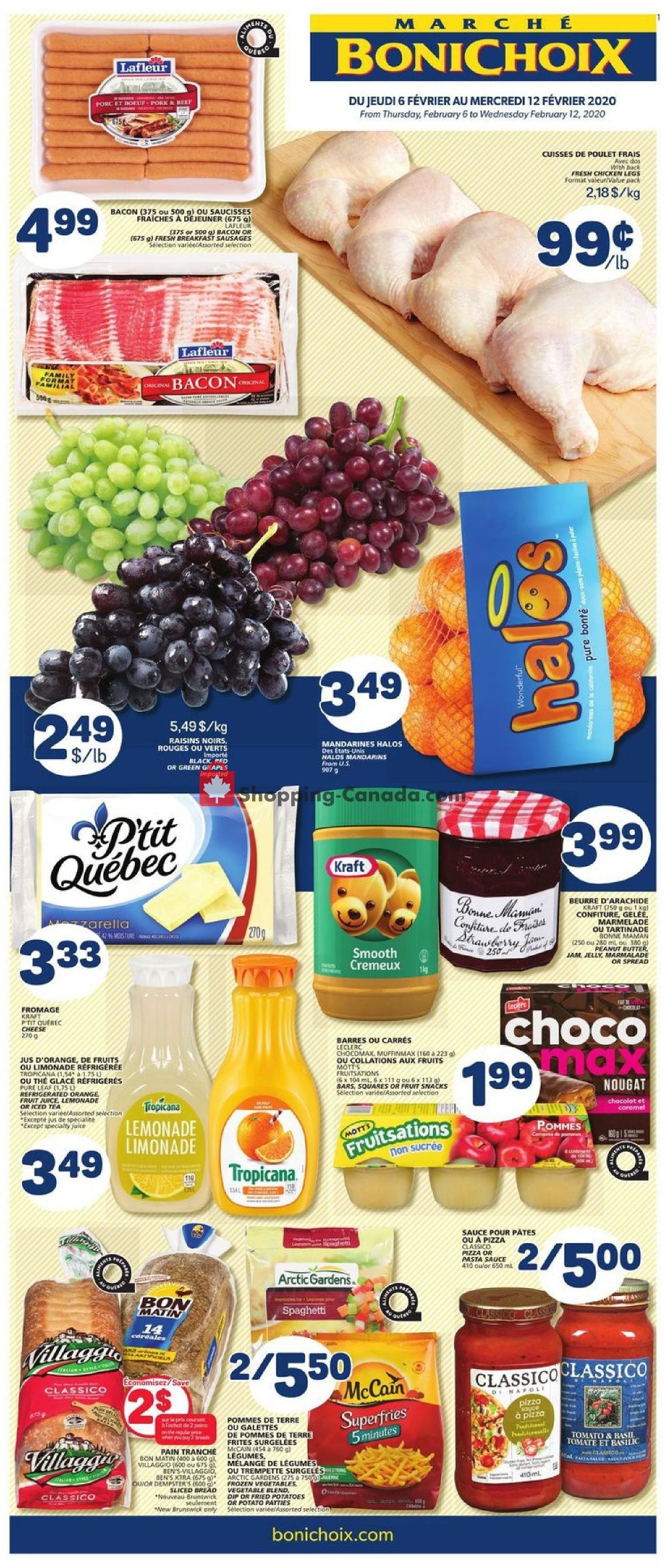 Marche Bonichoix flyer from Thursday February 6, 2020 to Wednesday February 12, 2020 - page 1