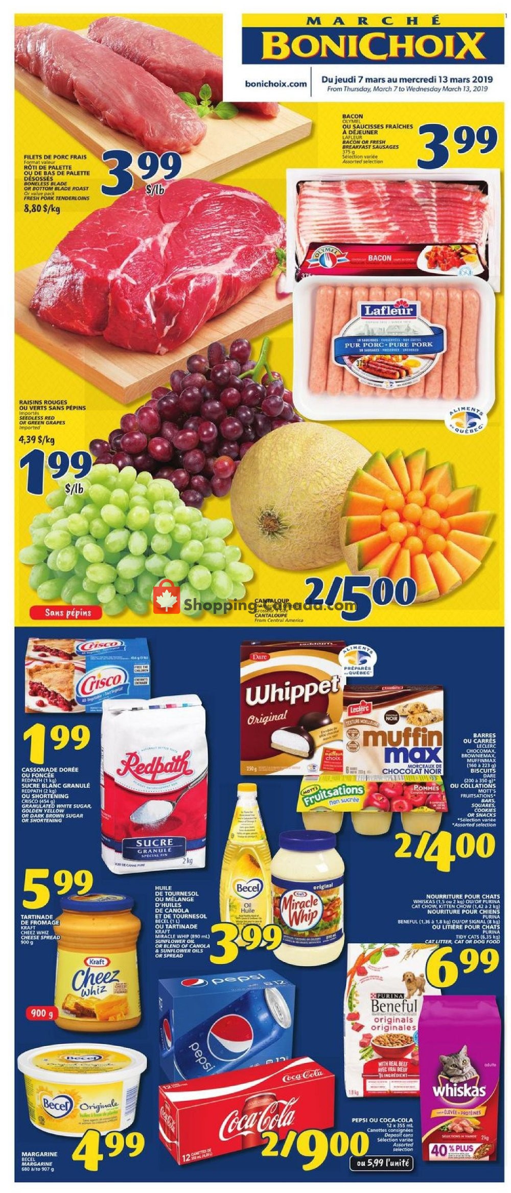 Marche Bonichoix flyer from Thursday March 7, 2019 to Wednesday March 13, 2019 - page 1
