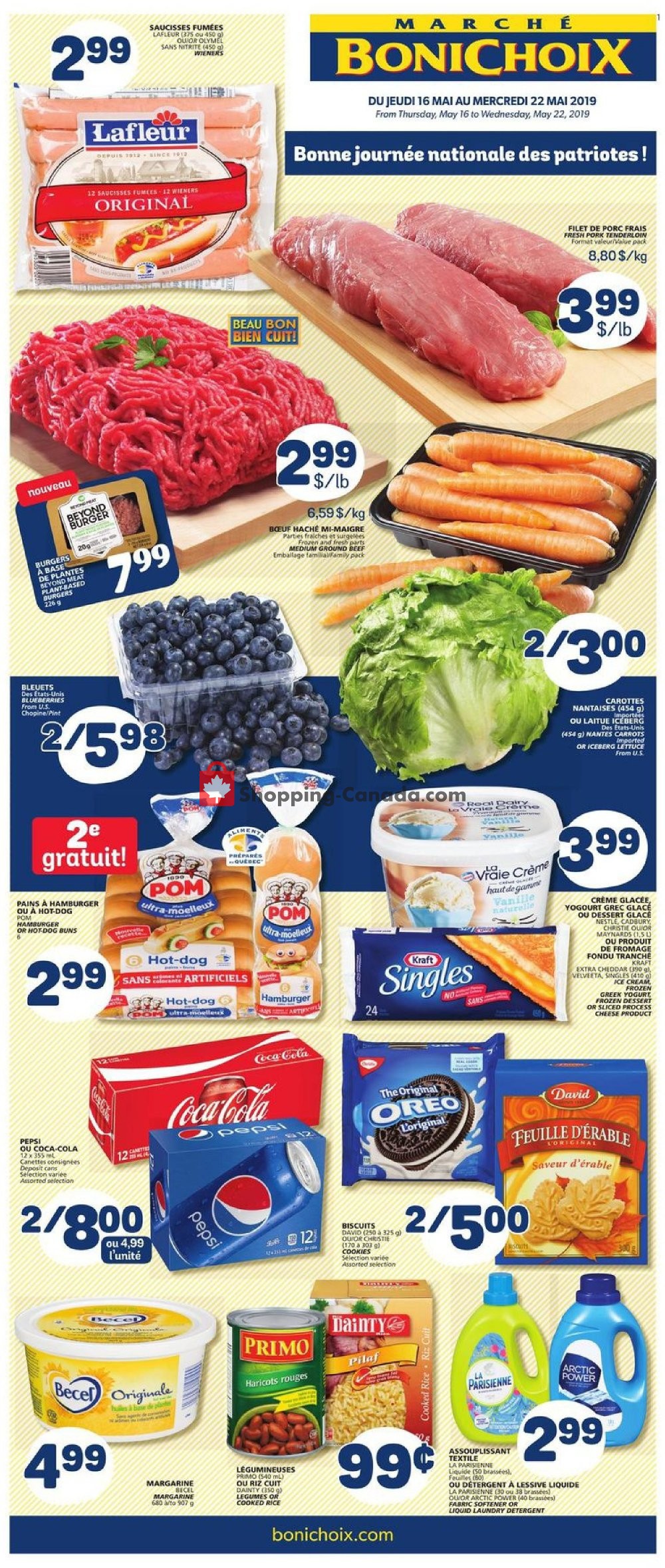Marche Bonichoix flyer from Thursday May 16, 2019 to Wednesday May 22, 2019 - page 1