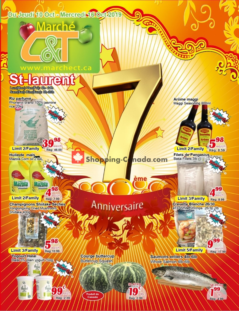 Marche C&T flyer from Thursday October 10, 2019 to Wednesday October 16, 2019 - page 1