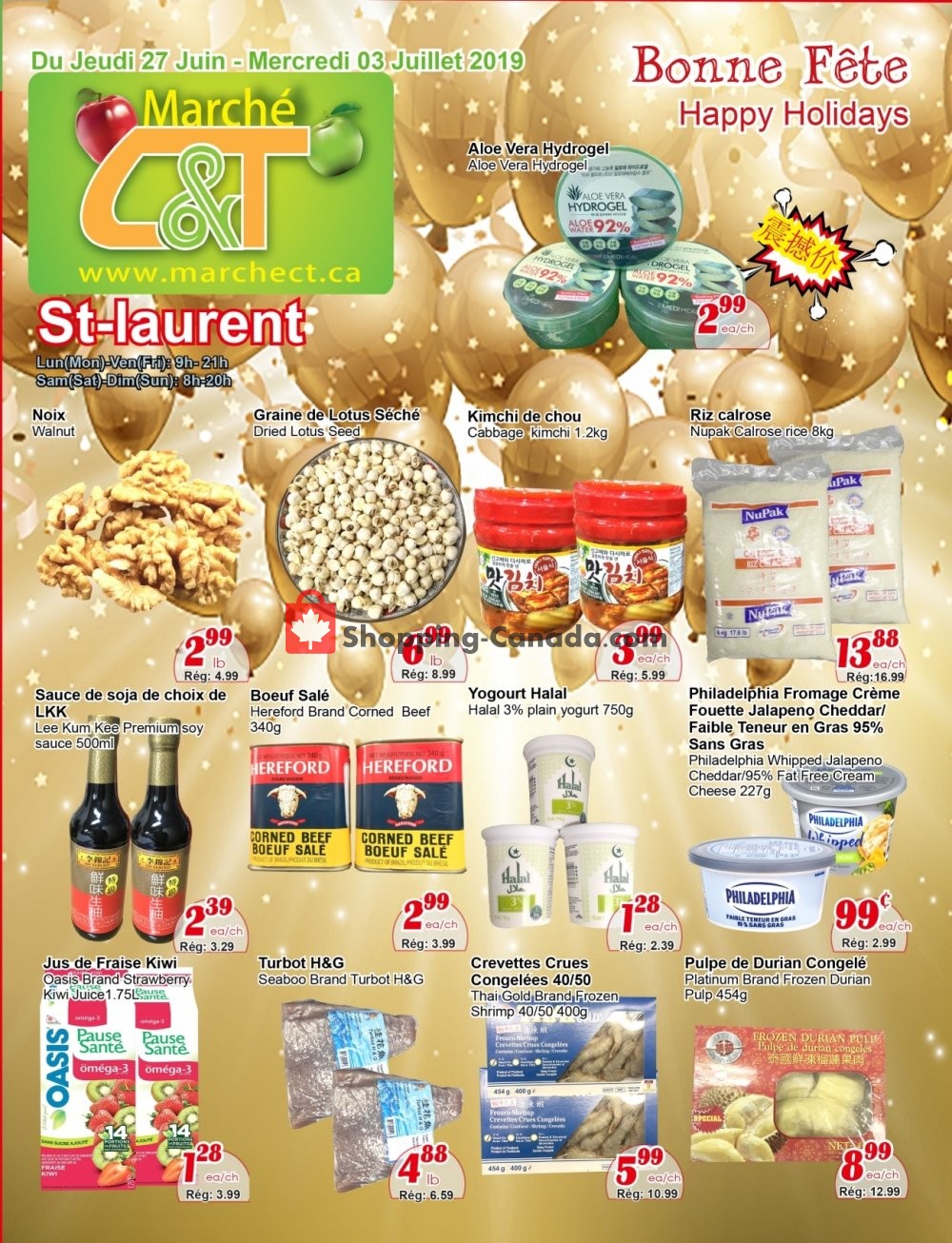 Marche C&T flyer from Thursday June 27, 2019 to Wednesday July 3, 2019 - page 1