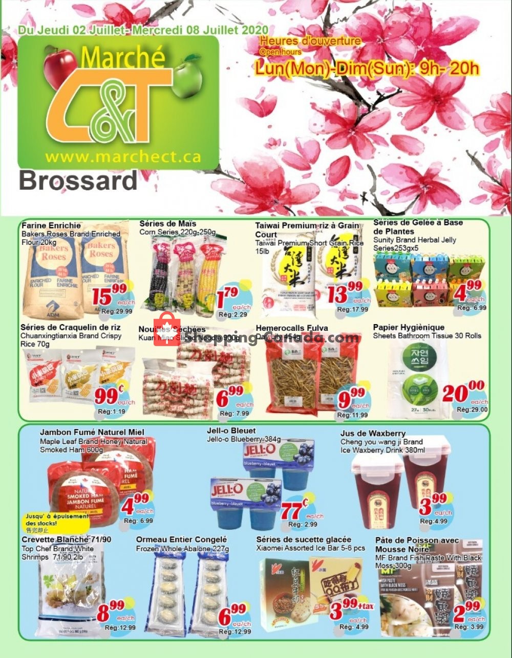 Marche C&T flyer from Thursday July 2, 2020 to Wednesday July 8, 2020 - page 1