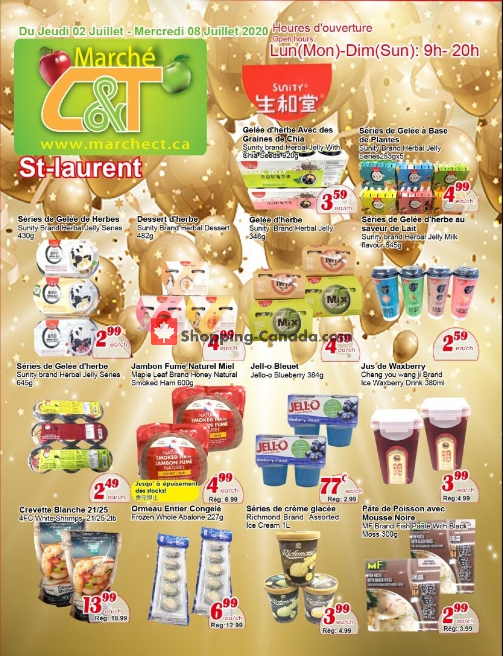 Marche C&T flyer from Thursday July 2, 2020 to Wednesday July 8, 2020 - page 1