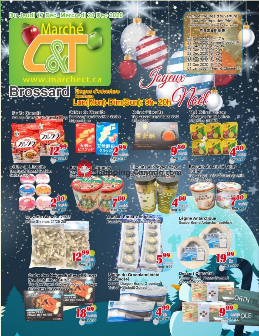 Marche C&T flyer from Thursday December 17, 2020 to Wednesday December 23, 2020 - page 1