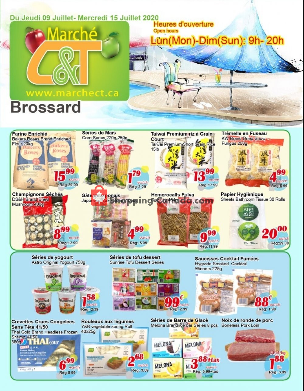 Marche C&T flyer from Thursday July 9, 2020 to Wednesday July 15, 2020 - page 1