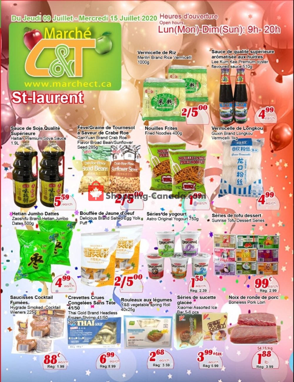 Marche C&T flyer from Thursday July 9, 2020 to Wednesday July 15, 2020 - page 1