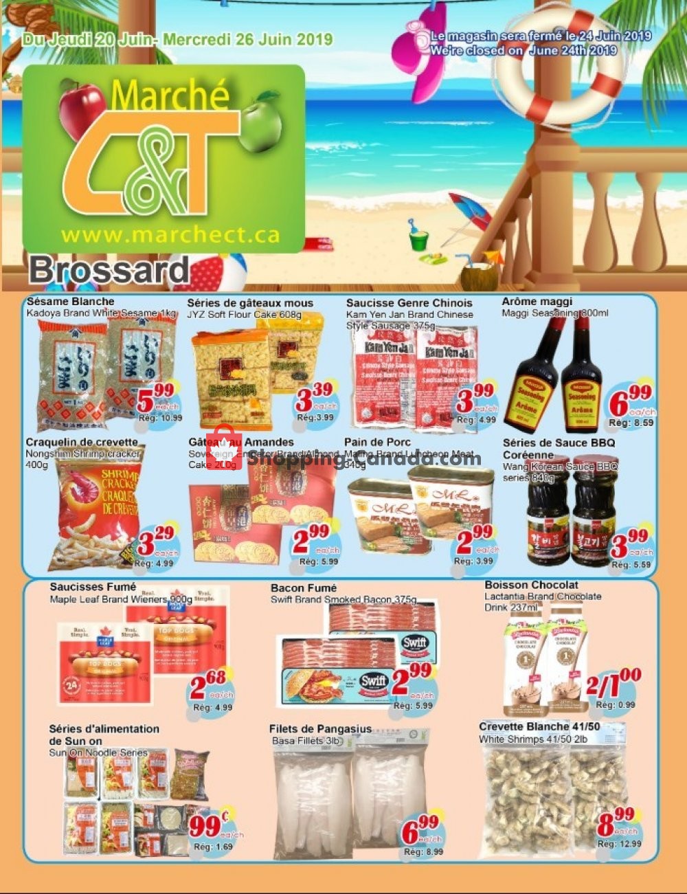 Marche C&T flyer from Thursday June 20, 2019 to Wednesday June 26, 2019 - page 1