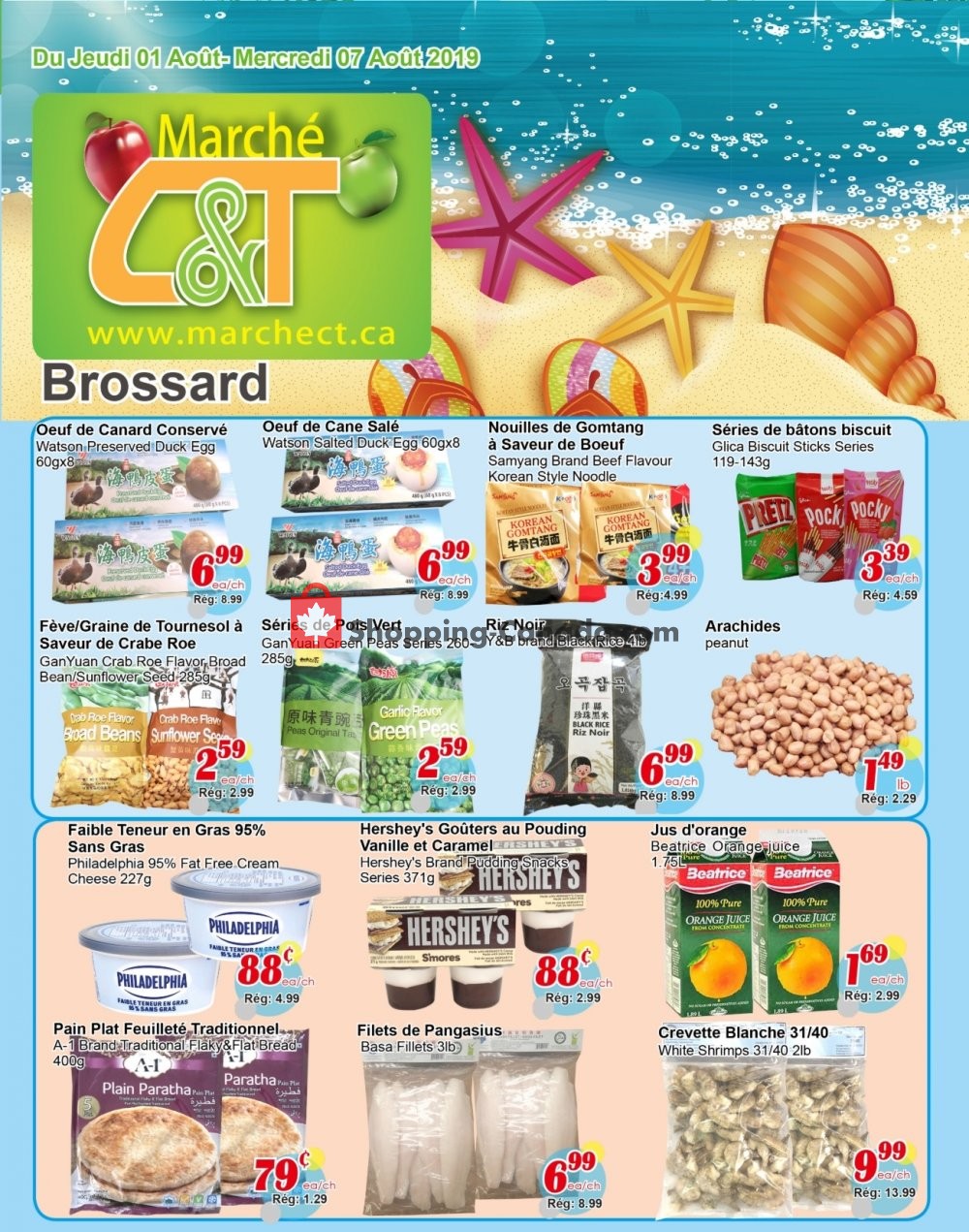 Marche C&T flyer from Thursday August 1, 2019 to Wednesday August 7, 2019 - page 1