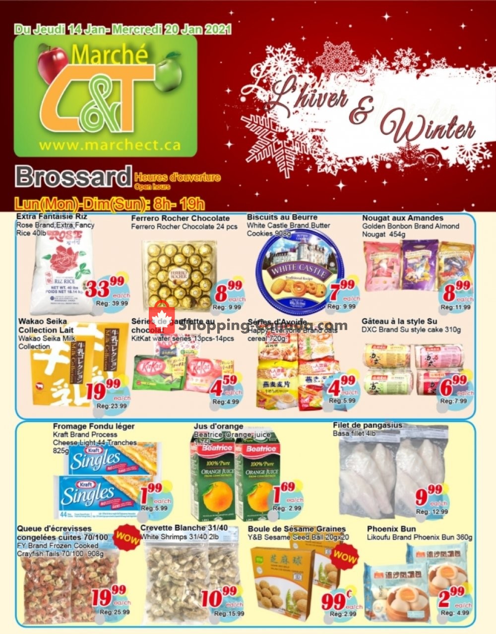 Marche C&T flyer from Thursday January 14, 2021 to Wednesday January 20, 2021 - page 1