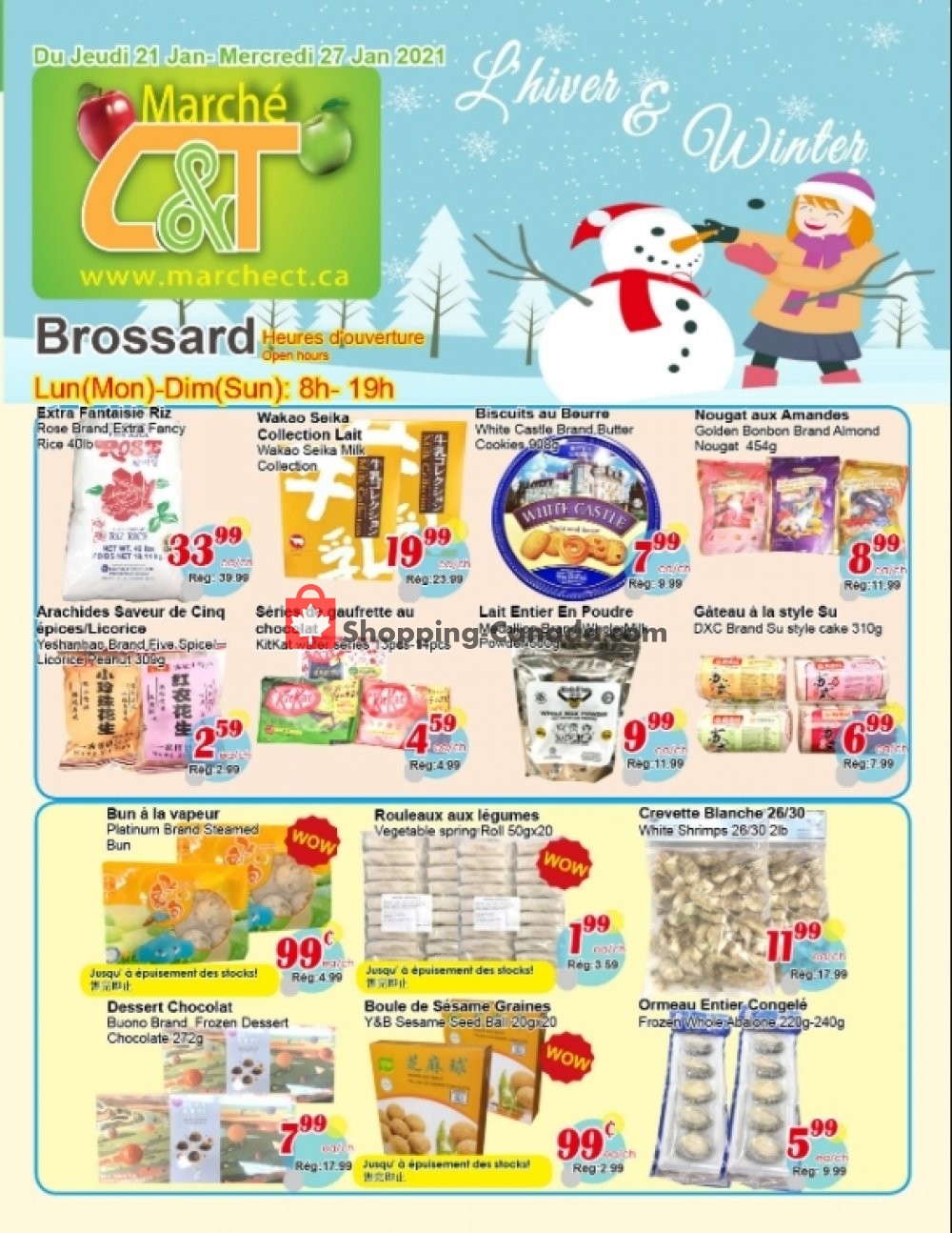Marche C&T flyer from Thursday January 21, 2021 to Wednesday January 27, 2021 - page 1