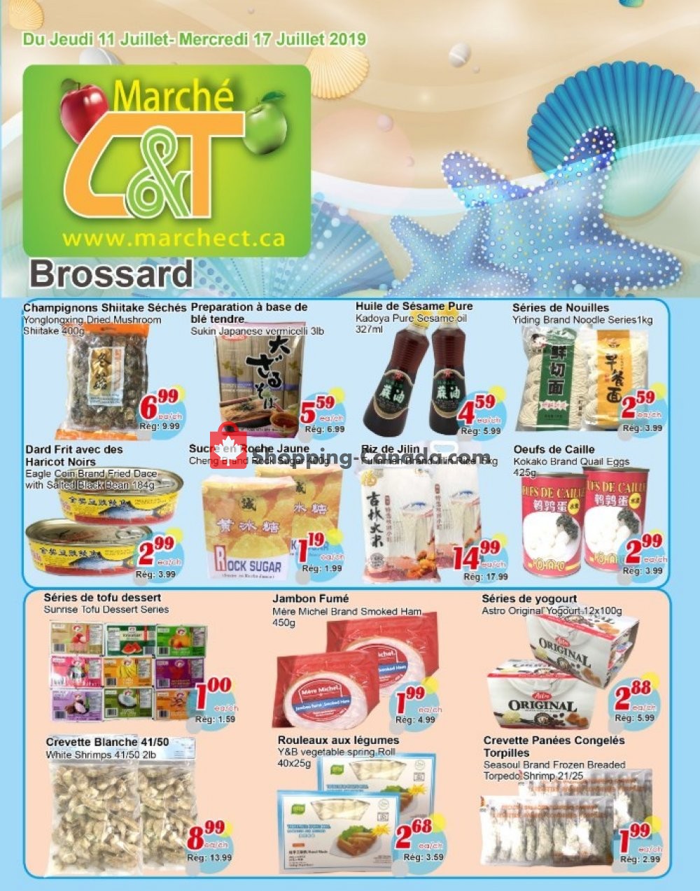Marche C&T flyer from Thursday July 11, 2019 to Wednesday July 17, 2019 - page 1