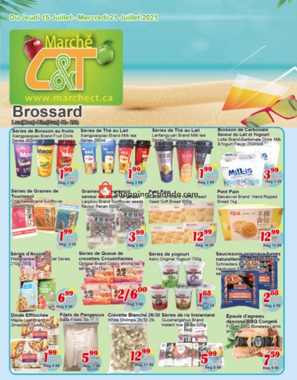 Marche C&T flyer from Thursday July 15, 2021 to Wednesday July 21, 2021 - page 1