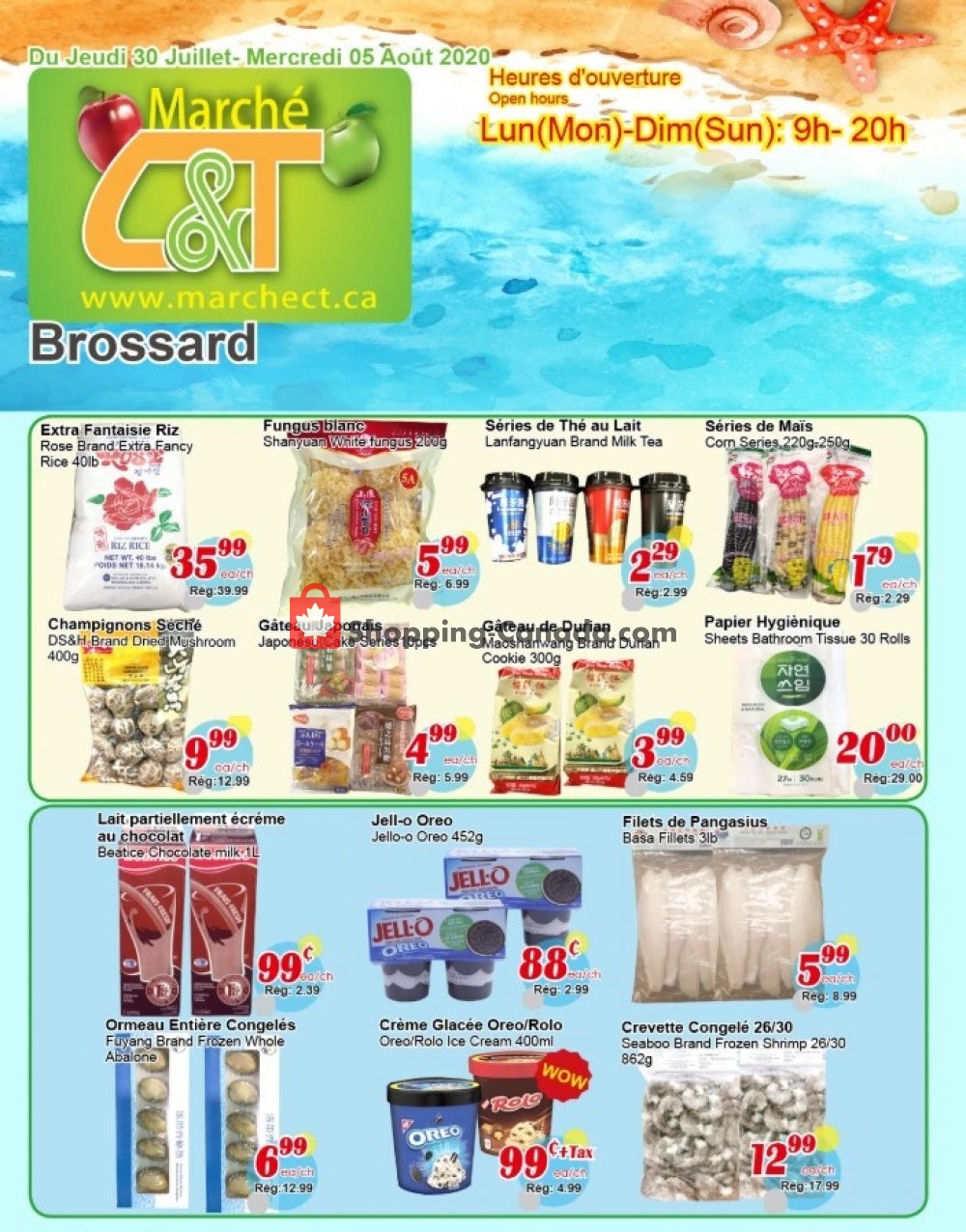 Marche C&T flyer from Thursday July 30, 2020 to Wednesday August 5, 2020 - page 1