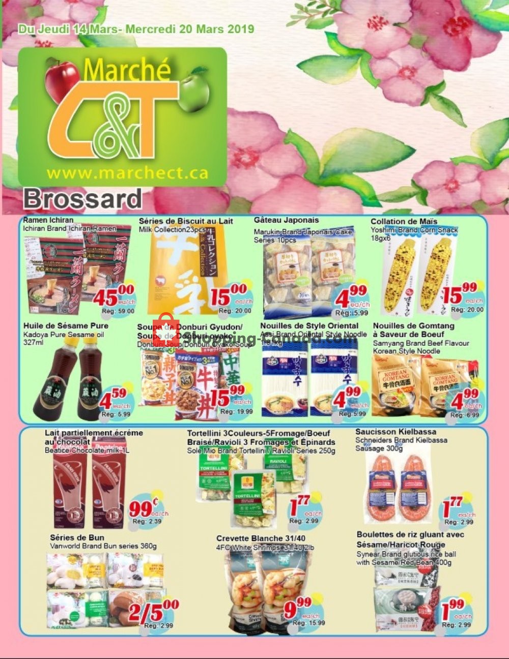 Marche C&T flyer from Thursday March 14, 2019 to Wednesday March 20, 2019 - page 1