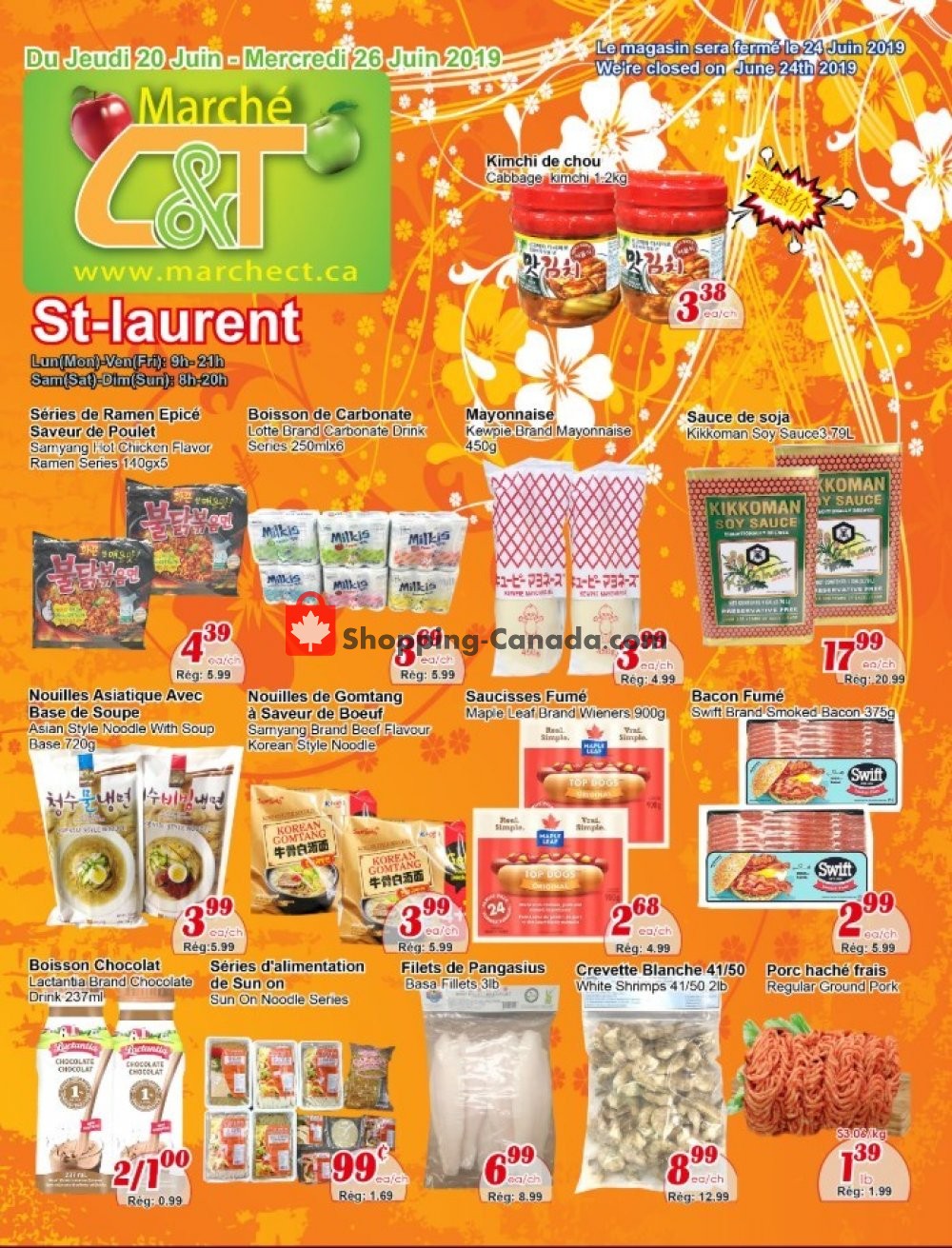 Marche C&T flyer from Thursday June 20, 2019 to Wednesday June 26, 2019 - page 1