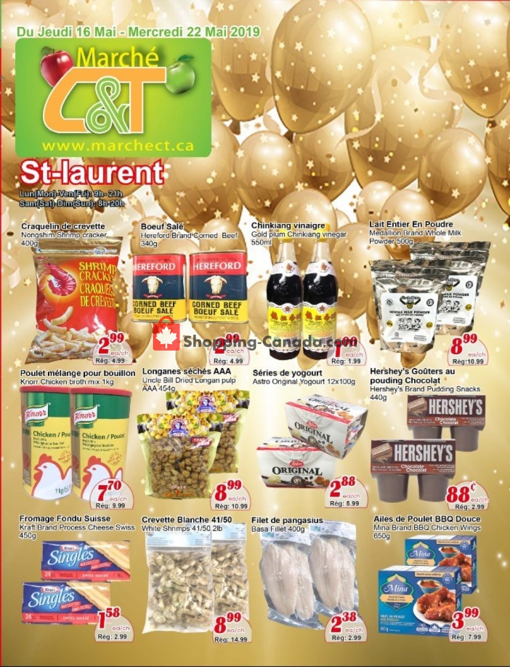 Marche C&T flyer from Thursday May 16, 2019 to Wednesday May 22, 2019 - page 1