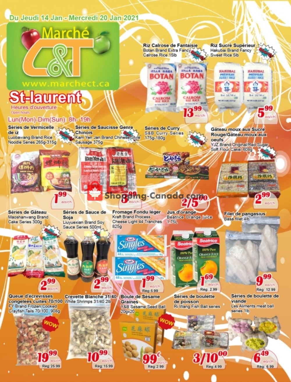 Marche C&T flyer from Thursday January 14, 2021 to Wednesday January 20, 2021 - page 1