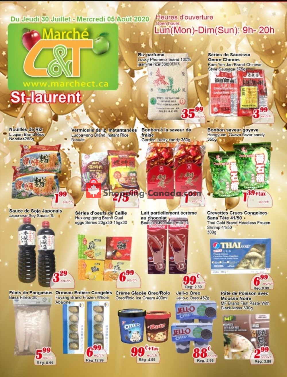 Marche C&T flyer from Thursday July 30, 2020 to Wednesday August 5, 2020 - page 1