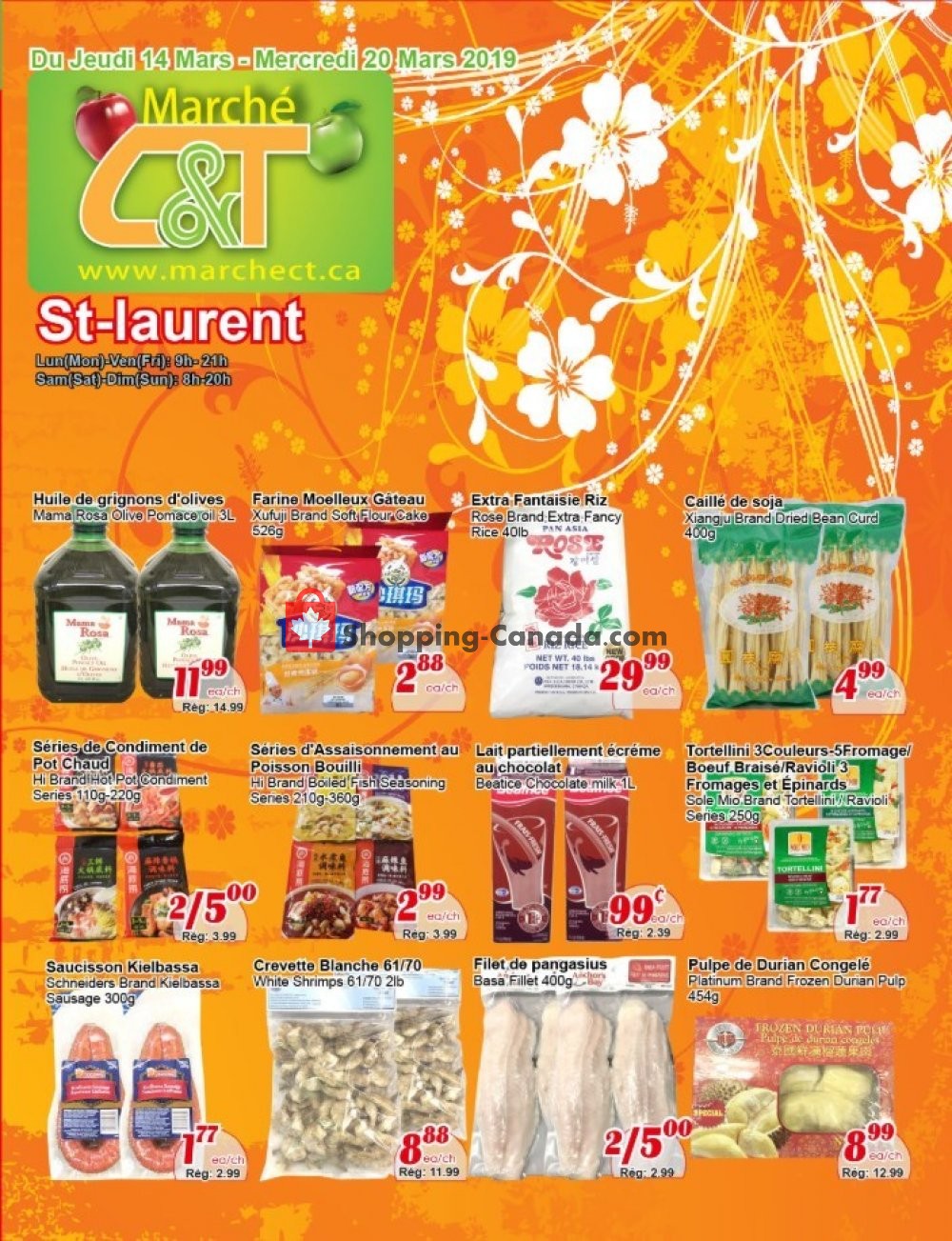 Marche C&T flyer from Thursday March 14, 2019 to Wednesday March 20, 2019 - page 1