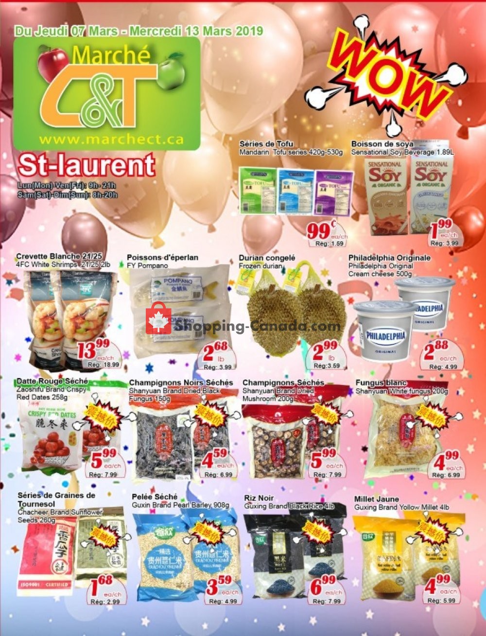 Marche C&T flyer from Thursday March 7, 2019 to Wednesday March 13, 2019 - page 1