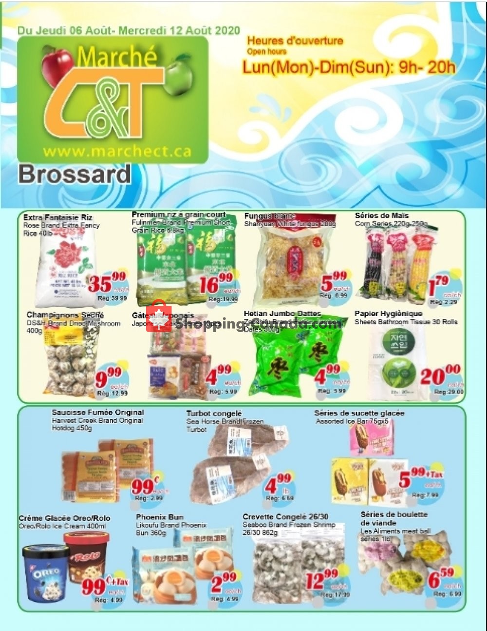 Marche C&T flyer from Thursday August 6, 2020 to Wednesday August 12, 2020 - page 1