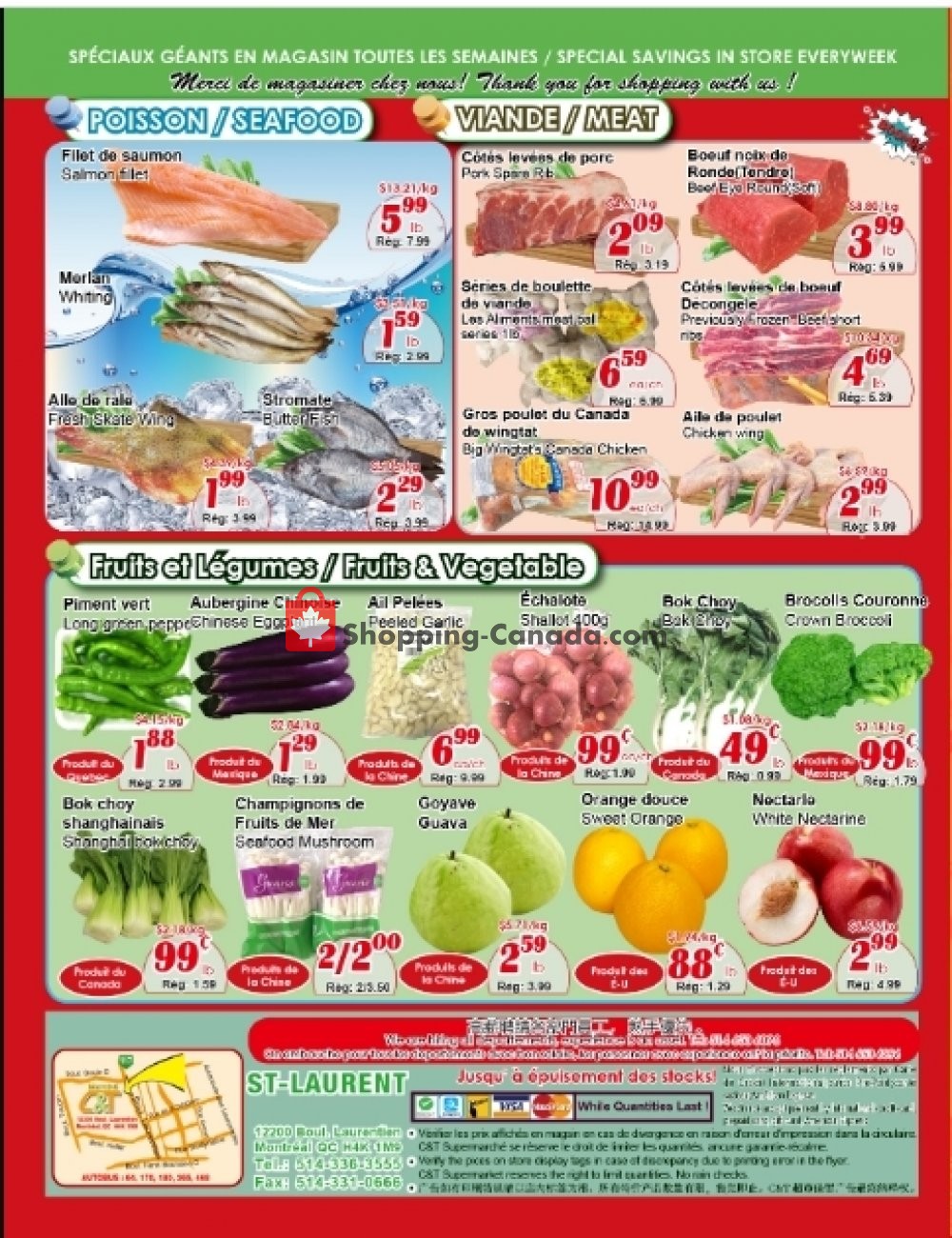 Marche C&T flyer from Thursday August 6, 2020 to Wednesday August 12, 2020 - page 1