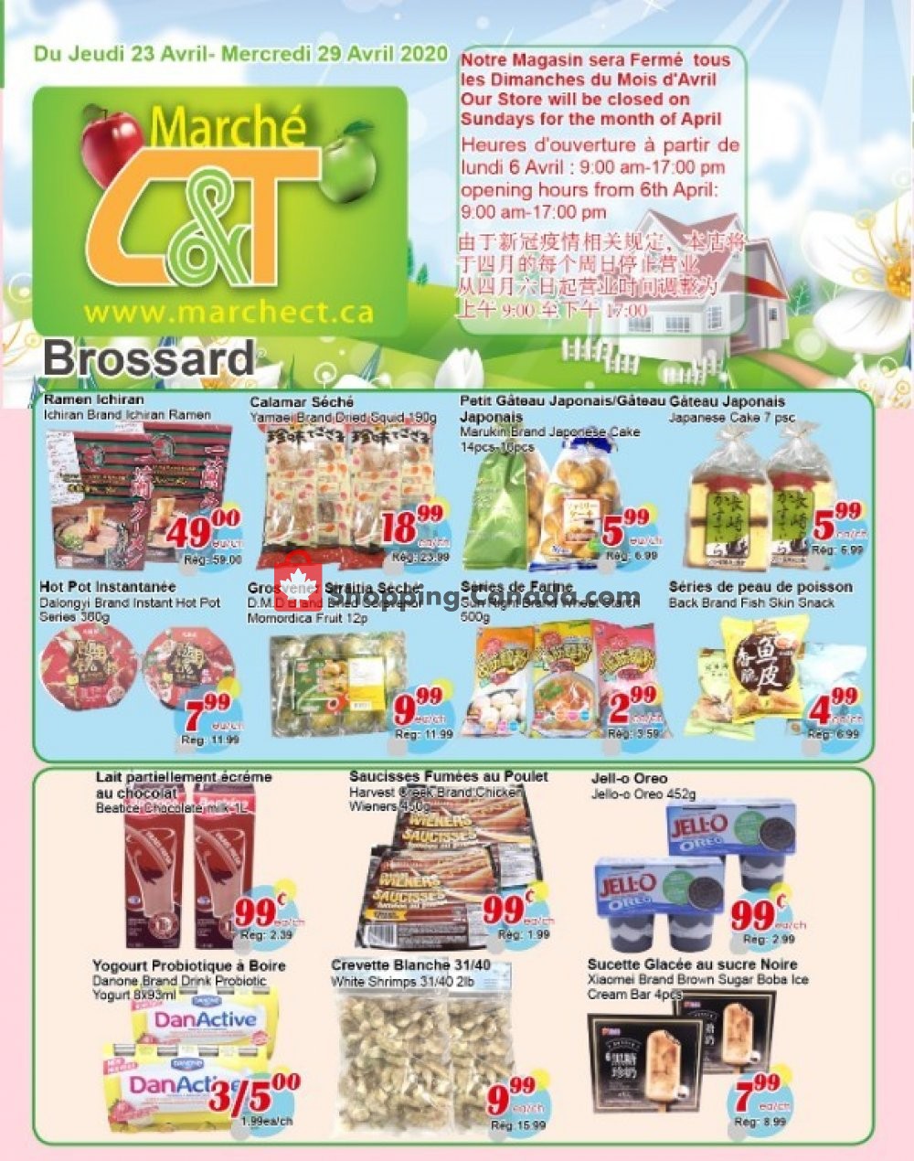 Marche C&T flyer from Thursday April 23, 2020 to Wednesday April 29, 2020 - page 1