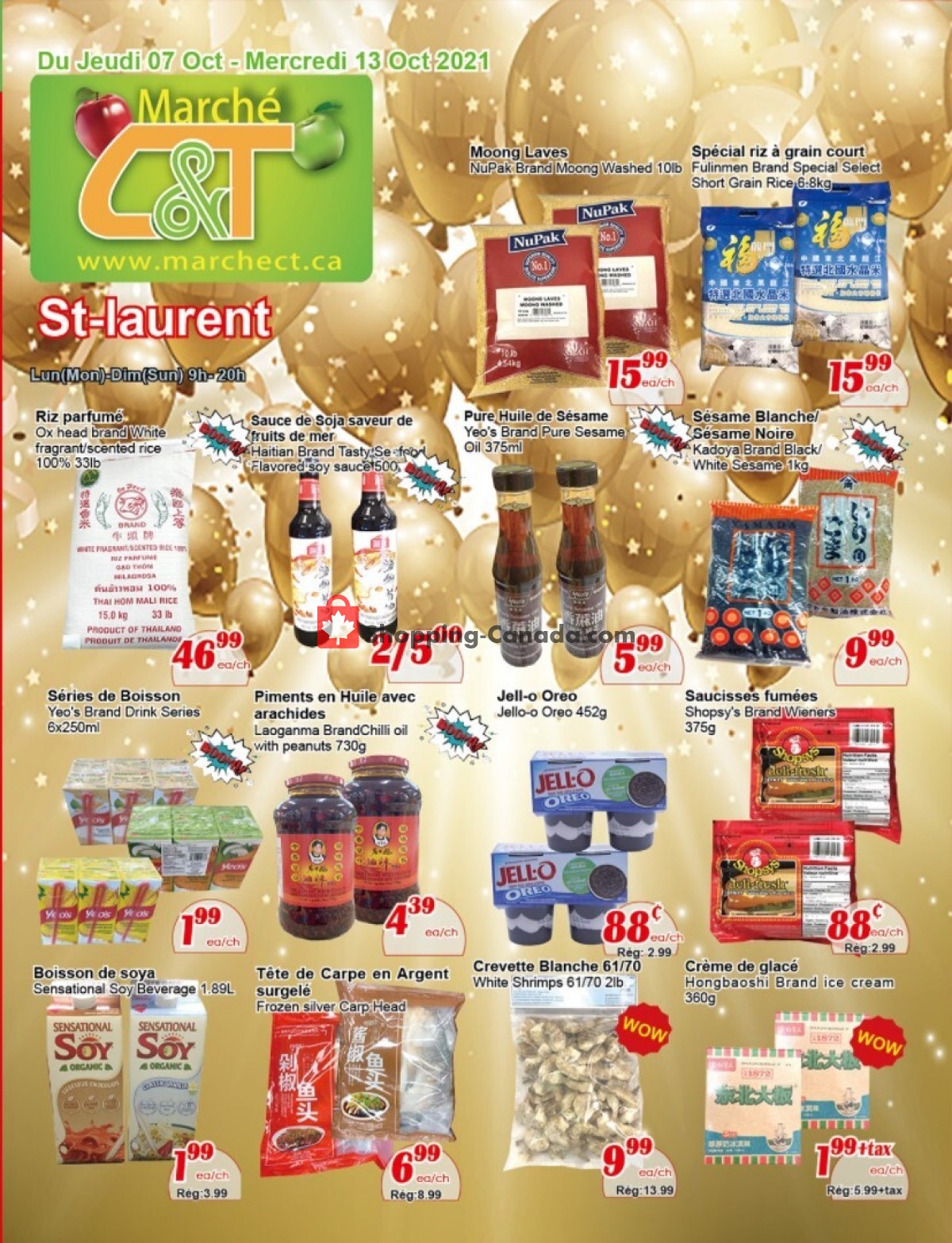 Marche C&T flyer from Thursday October 7, 2021 to Wednesday October 13, 2021 - page 1
