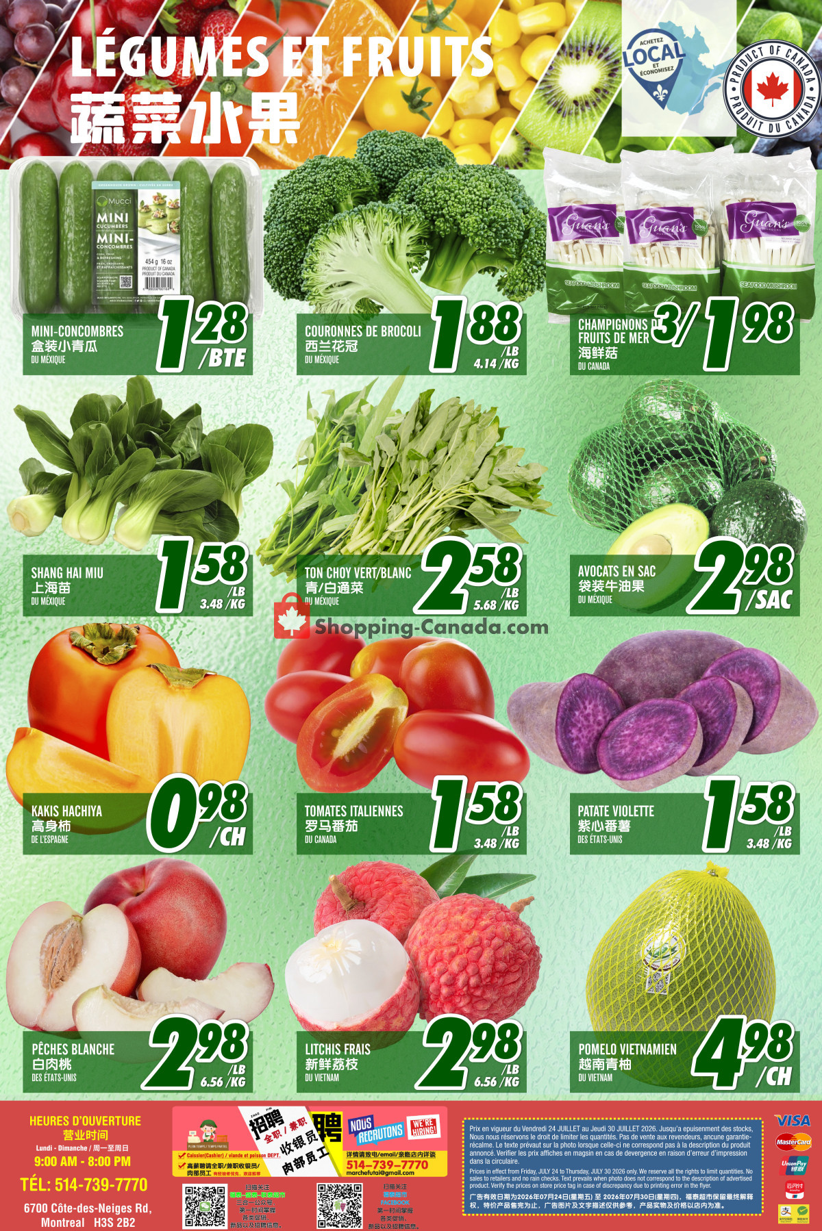 Marché Fu Tai flyer from Friday July 24, 2026 to Thursday July 30, 2026 - page 2
