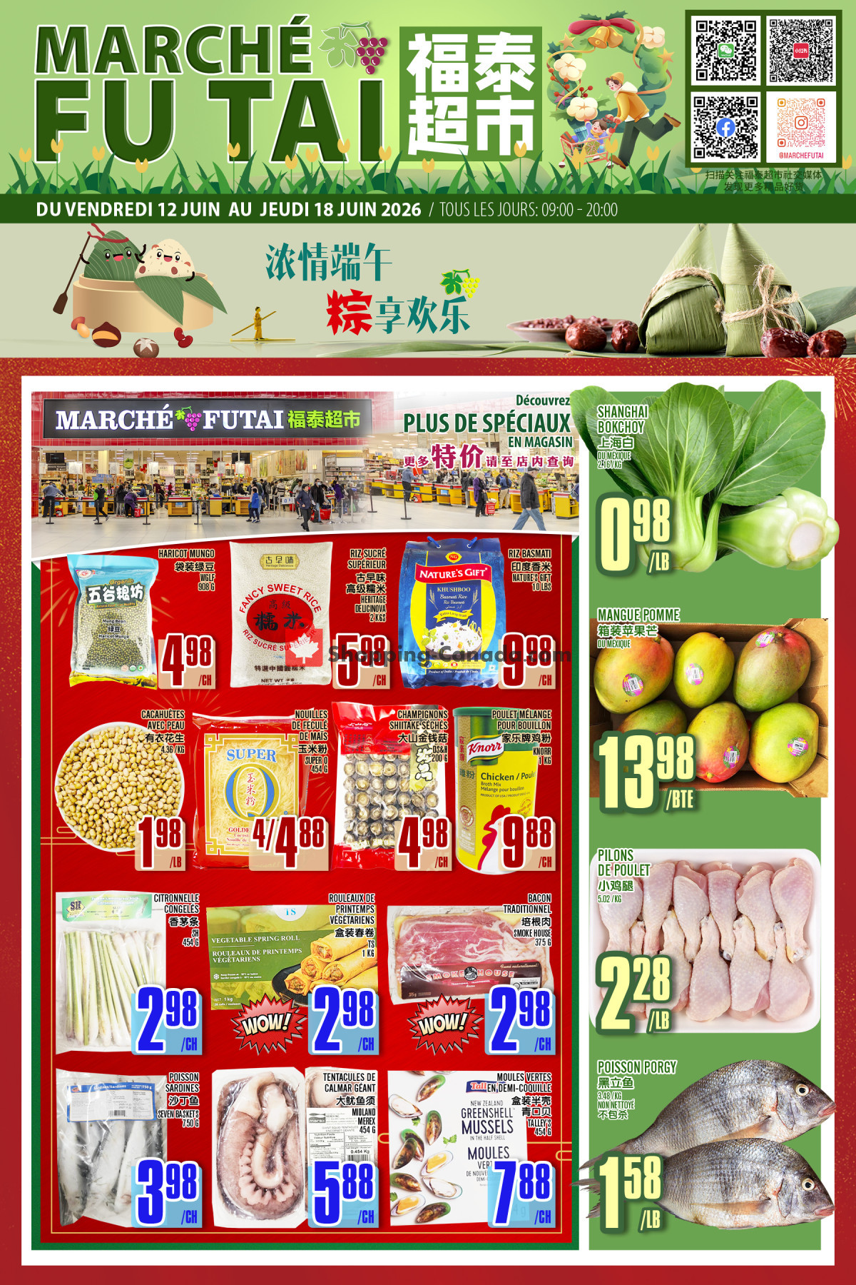Marché Fu Tai flyer from Friday June 12, 2026 to Thursday June 18, 2026 - page 1