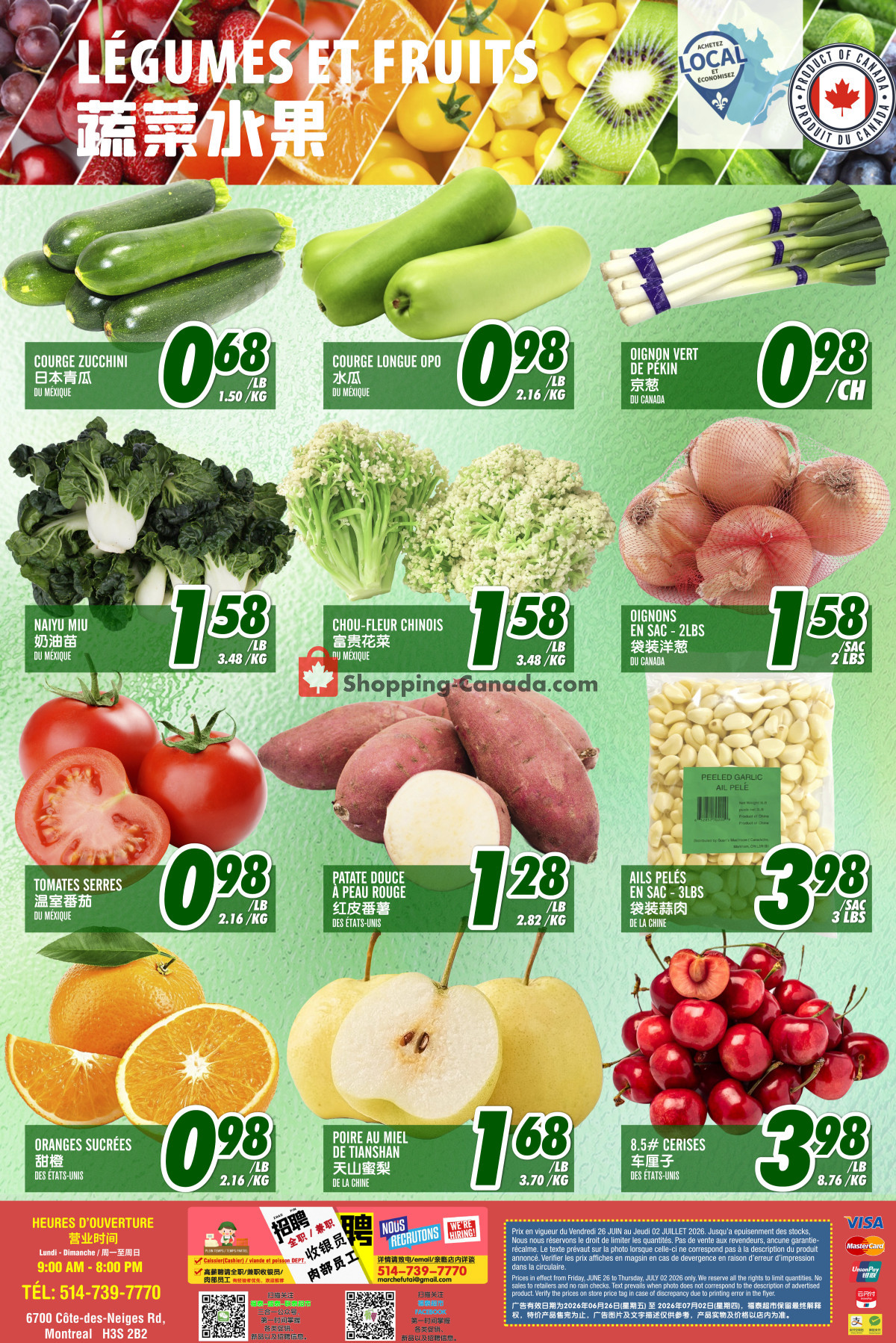 Marché Fu Tai flyer from Friday June 26, 2026 to Thursday July 2, 2026 - page 2