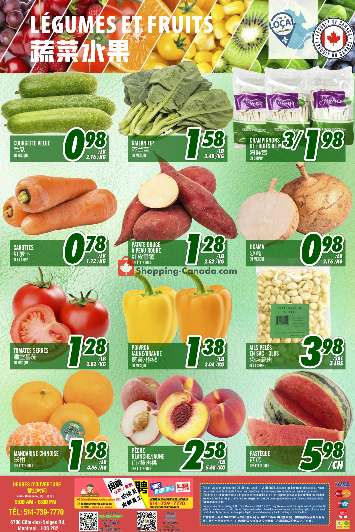 Marché Fu Tai flyer from Friday June 5, 2026 to Thursday June 11, 2026 - page 2