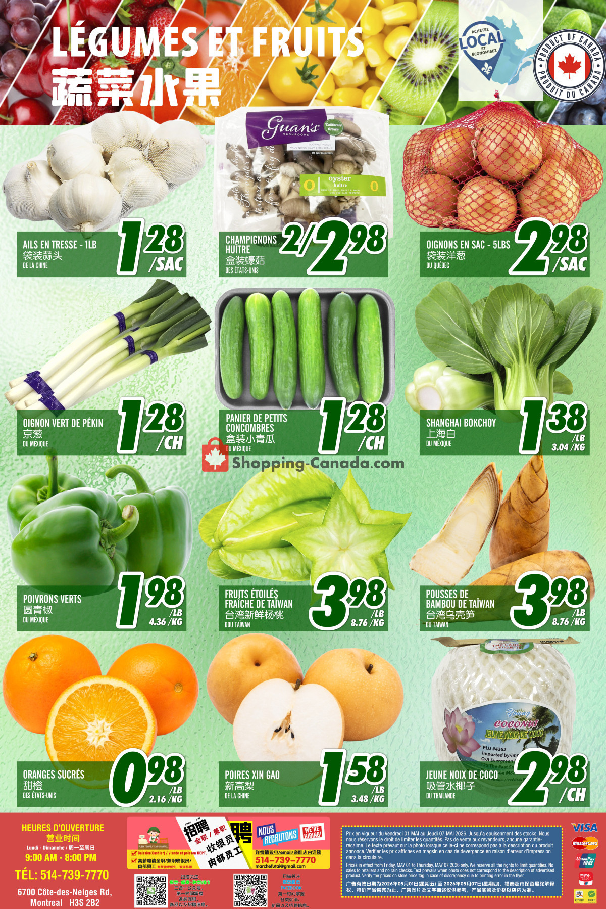 Marché Fu Tai flyer from Friday May 1, 2026 to Thursday May 7, 2026 - page 2