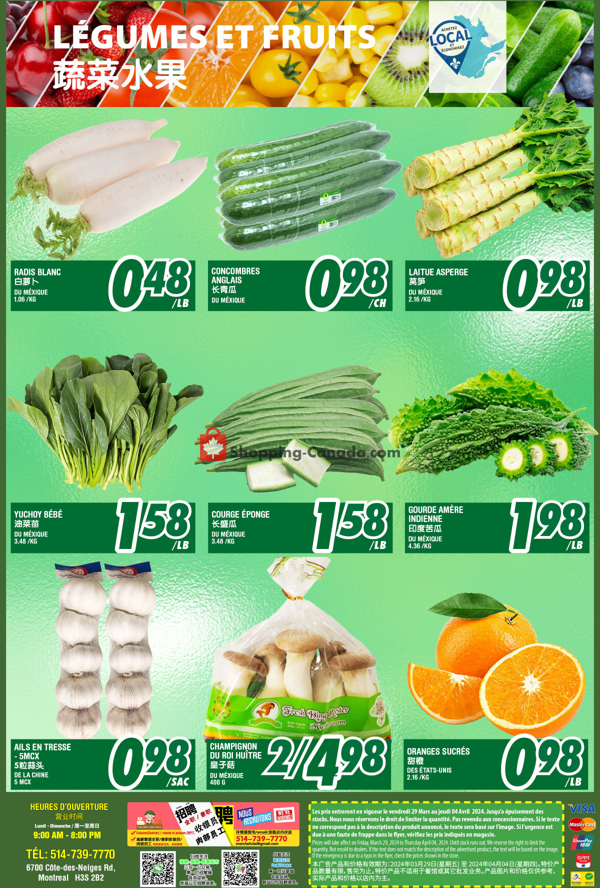 Marché Fu Tai flyer from Friday March 29, 2024 to Thursday April 4, 2024 - page 2