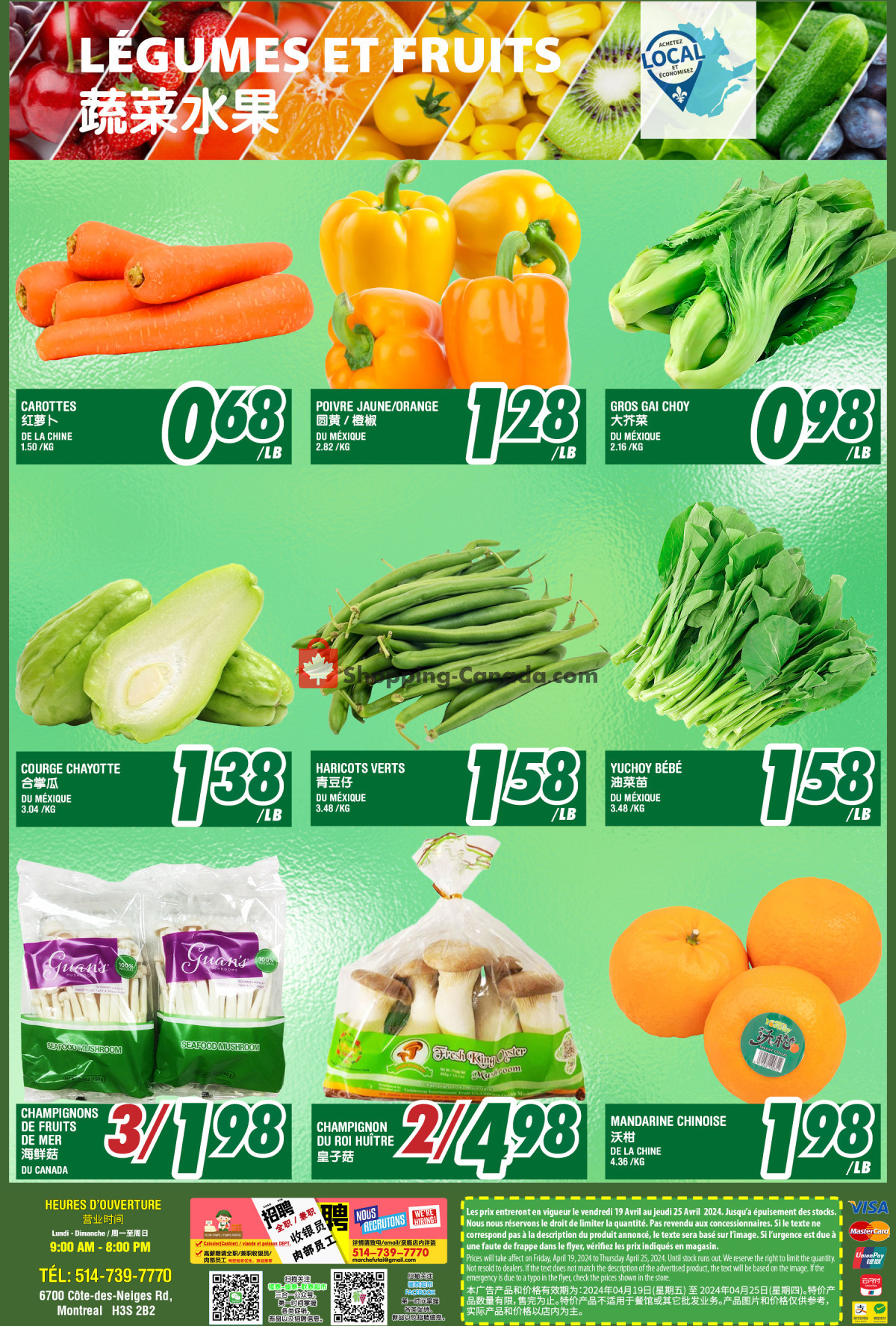 Marché Fu Tai flyer from Friday April 19, 2024 to Thursday April 25, 2024 - page 2