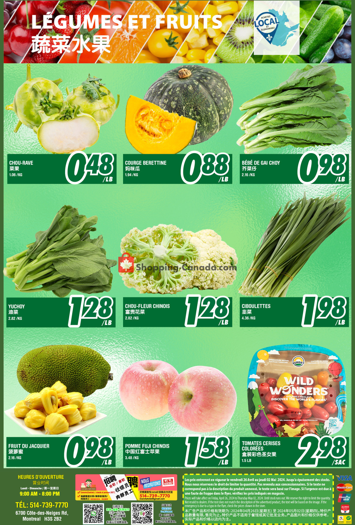 Marché Fu Tai flyer from Friday April 26, 2024 to Thursday May 2, 2024 - page 2