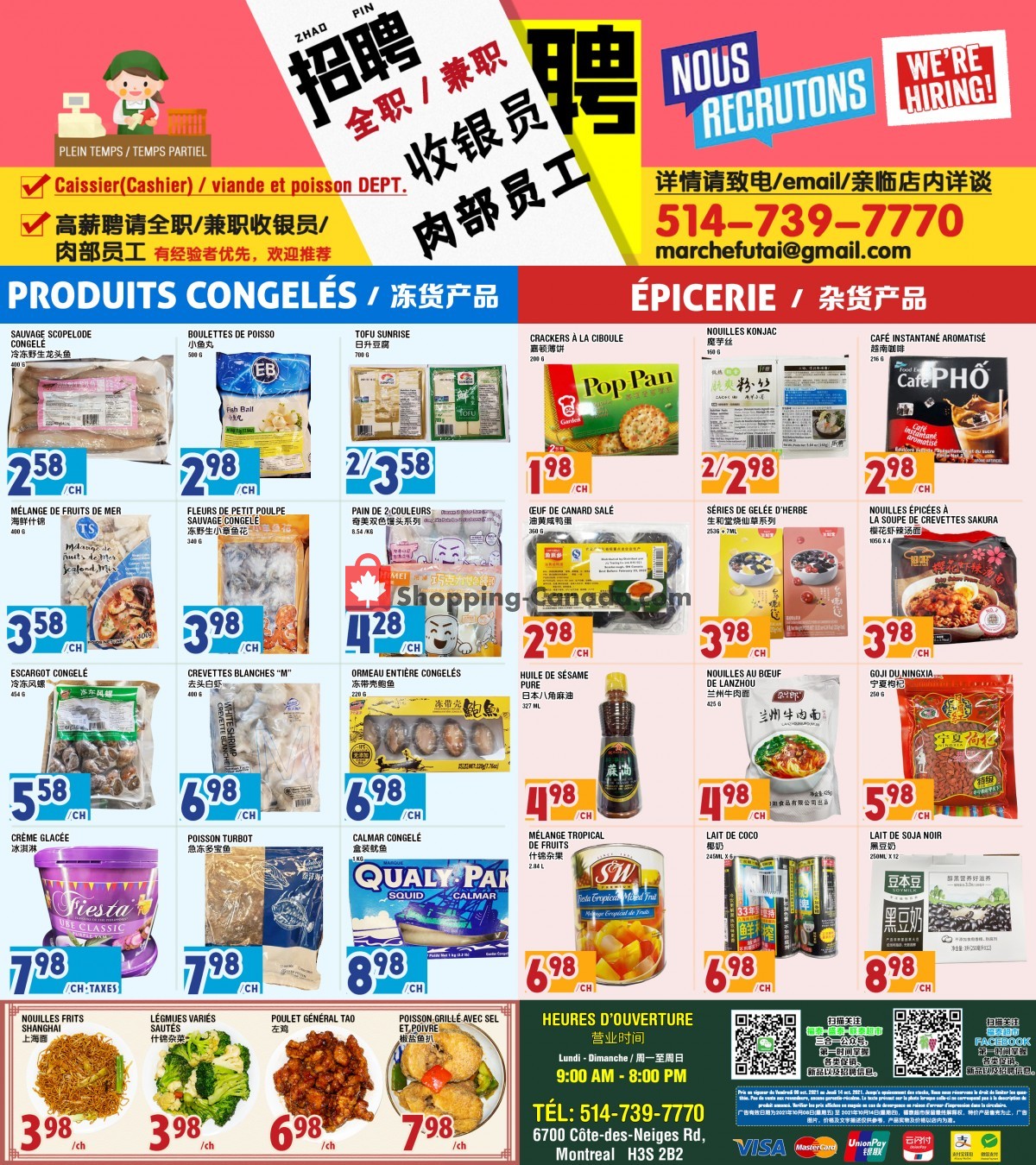 Marché Fu Tai flyer from Friday October 8, 2021 to Thursday October 14, 2021 - page 2