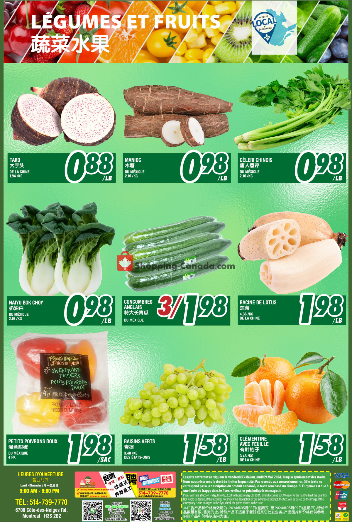 Marché Fu Tai flyer from Friday May 3, 2024 to Thursday May 9, 2024 - page 2