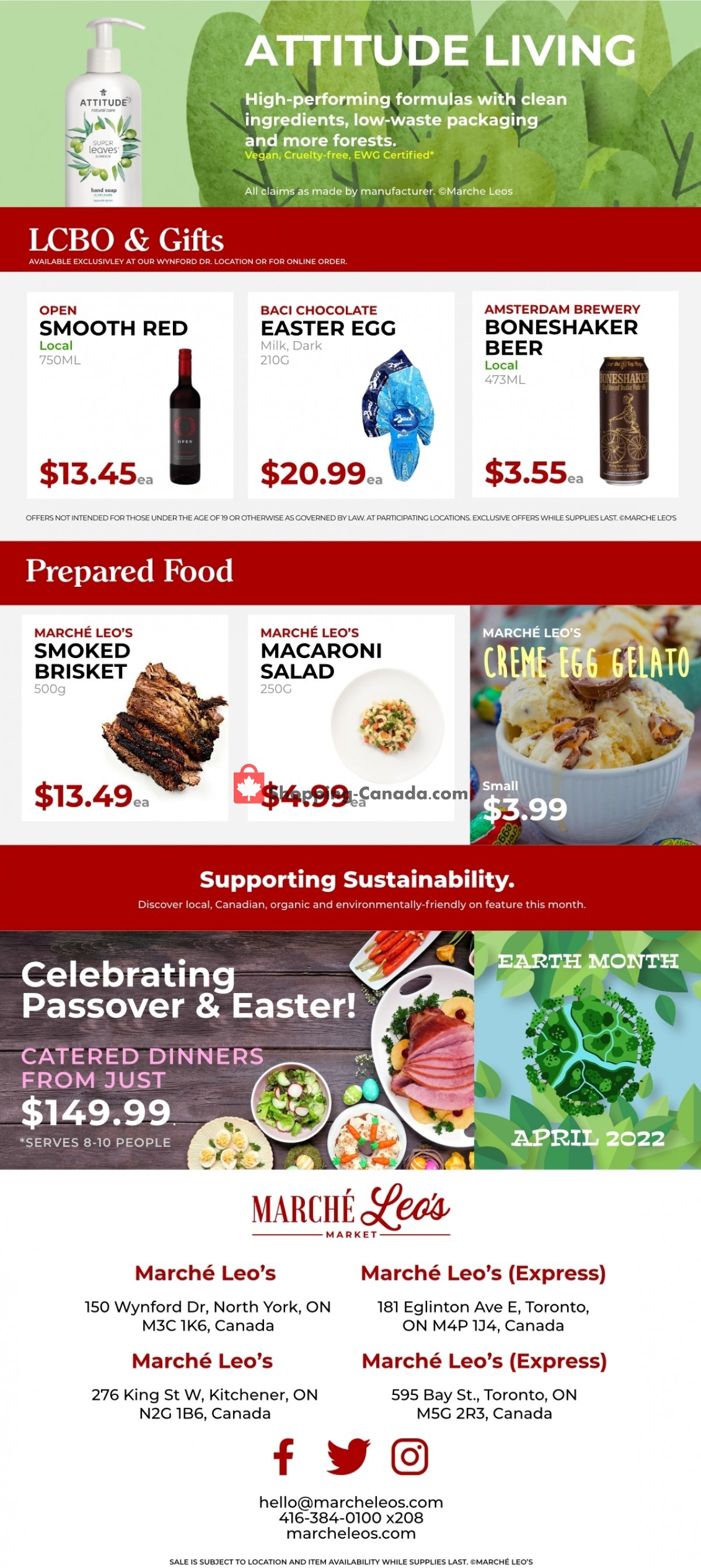 Marche Leo's Market flyer from Friday April 1, 2022 to Thursday April 14, 2022 - page 6