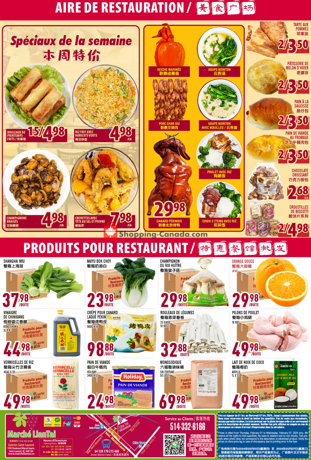 Marché Lian Tai flyer from Thursday February 1, 2024 to Wednesday February 7, 2024 - page 6