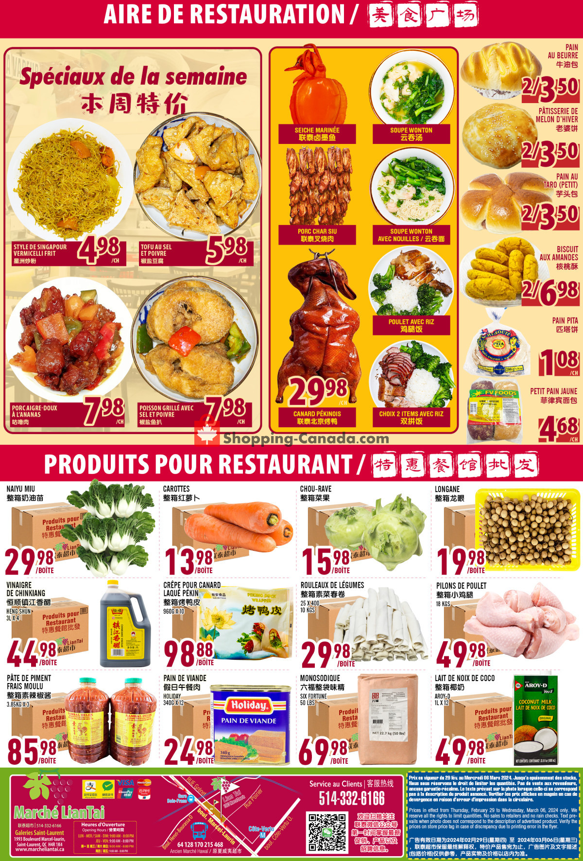 Marché Lian Tai flyer from Thursday February 29, 2024 to Wednesday March 6, 2024 - page 6