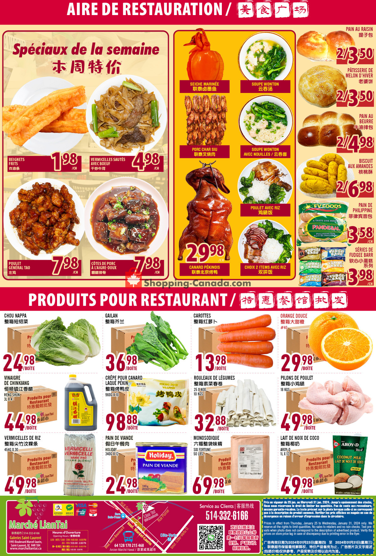 Marché Lian Tai flyer from Thursday January 25, 2024 to Wednesday January 31, 2024 - page 6
