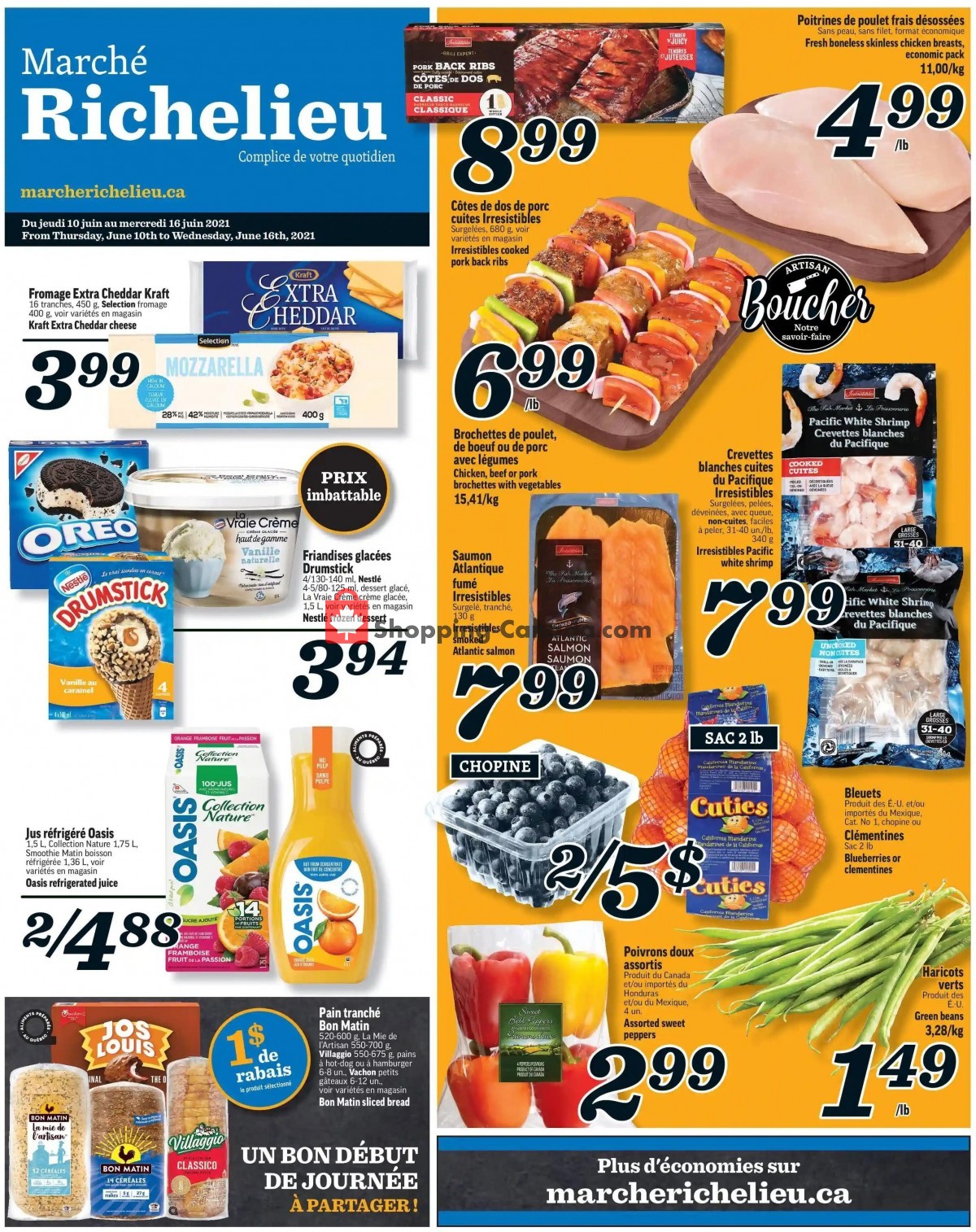 Marche Richelieu flyer from Thursday June 10, 2021 to Wednesday June 16, 2021 - page 1