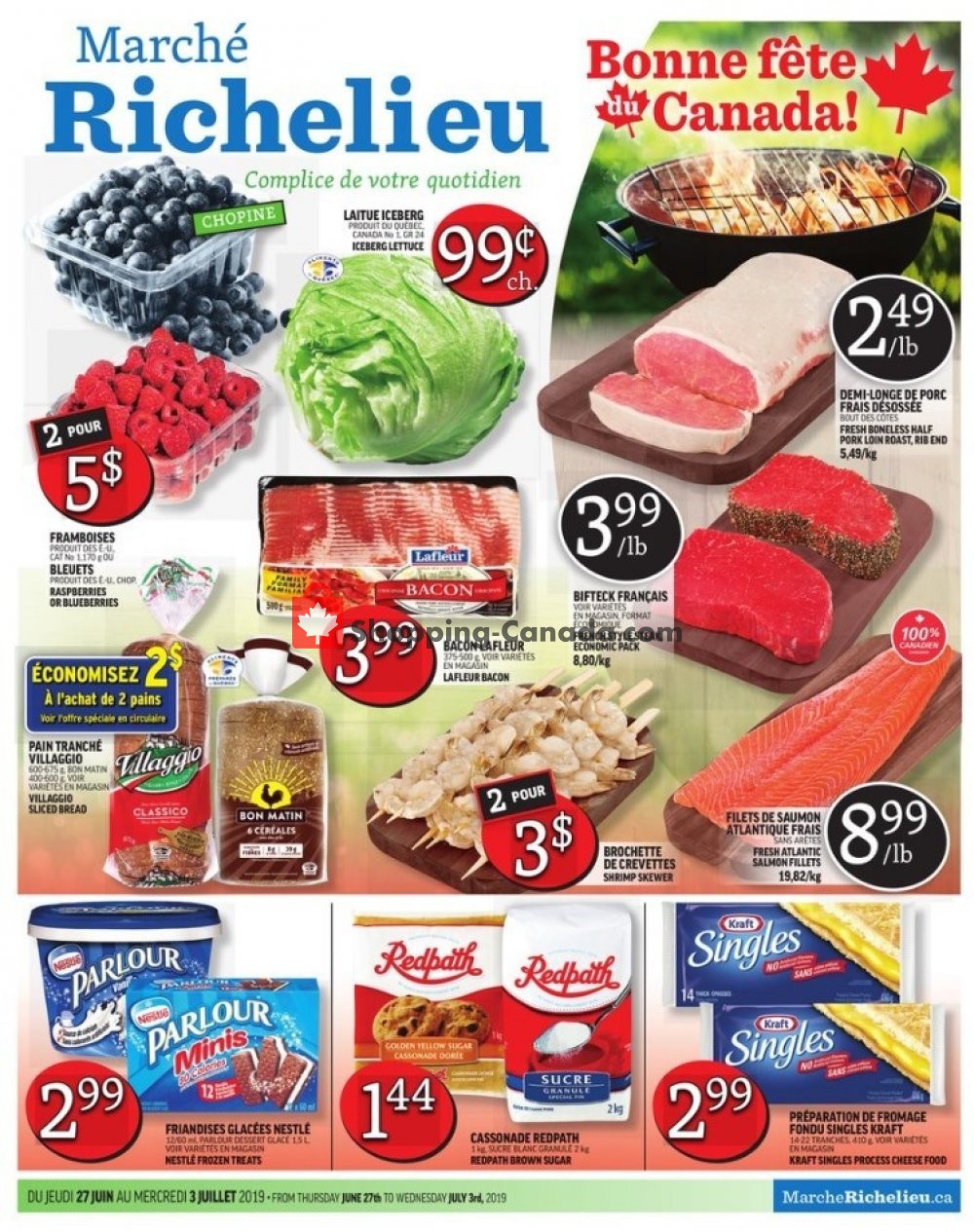 Marche Richelieu flyer from Thursday June 27, 2019 to Wednesday July 3, 2019 - page 1