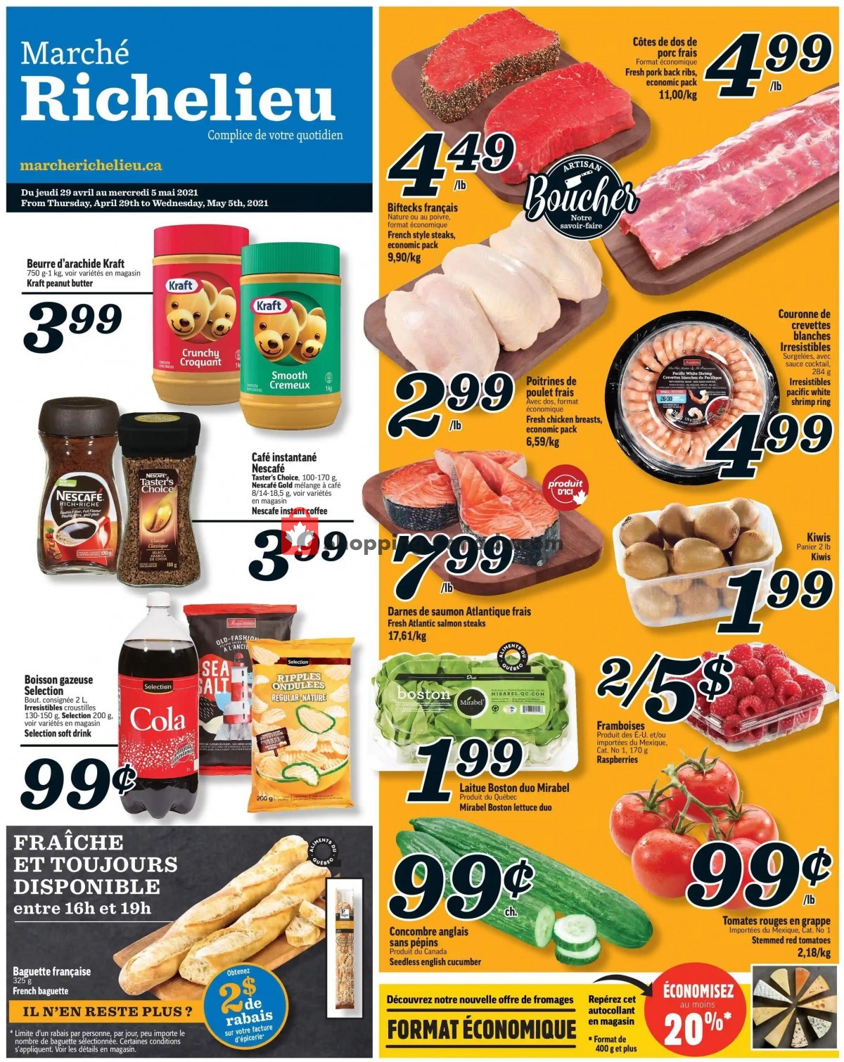 Marche Richelieu flyer from Thursday April 29, 2021 to Wednesday May 5, 2021 - page 1